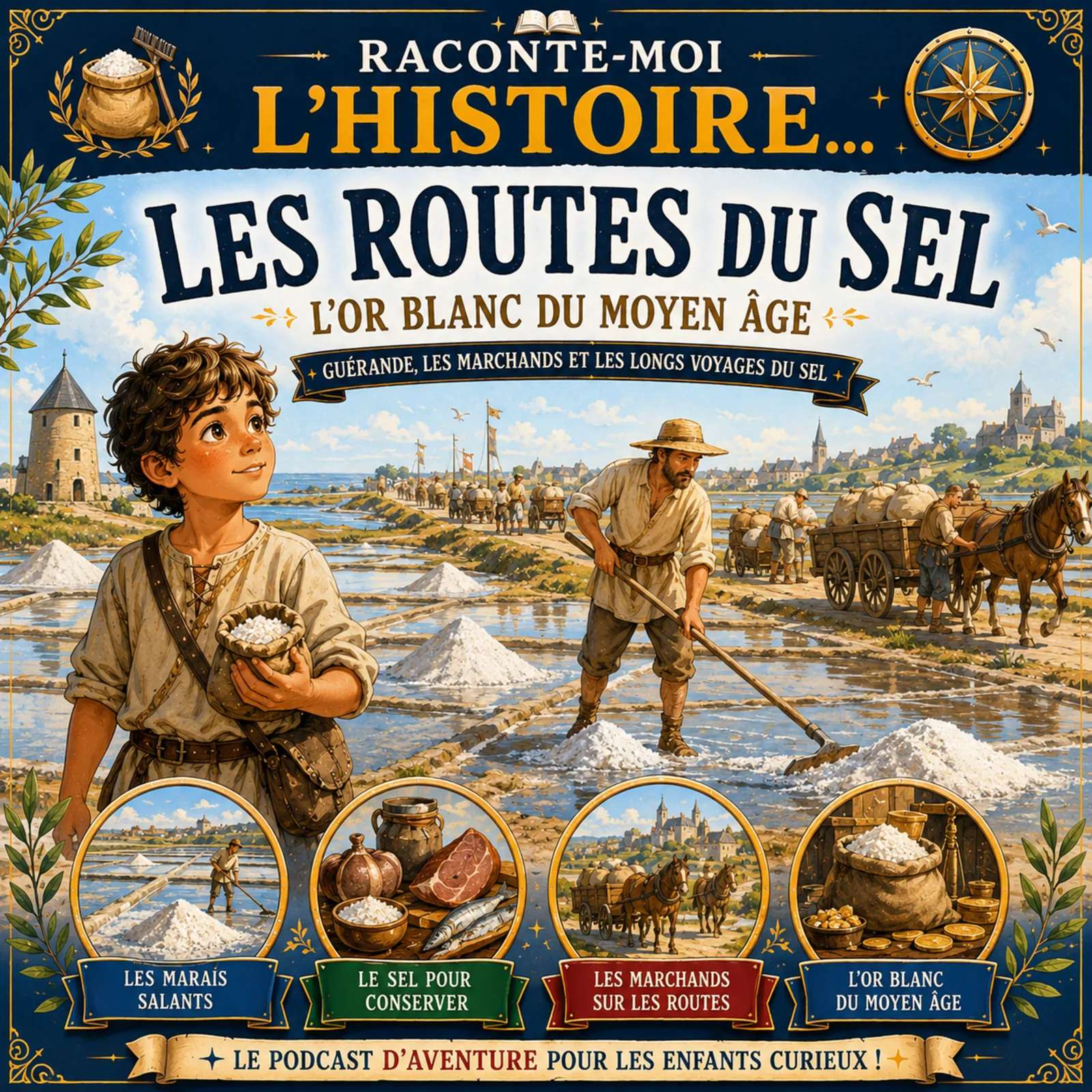 Les routes du sel – l’or blanc du Moyen Âge