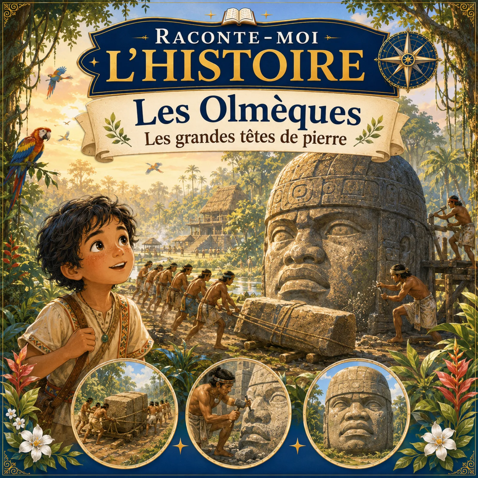 Les Olmèques – les grandes têtes de pierre