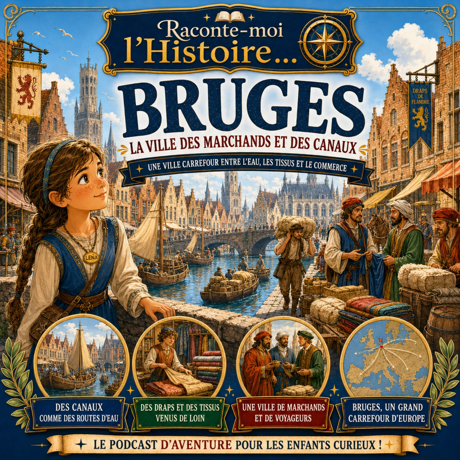 Bruges – la ville des marchands et des canaux