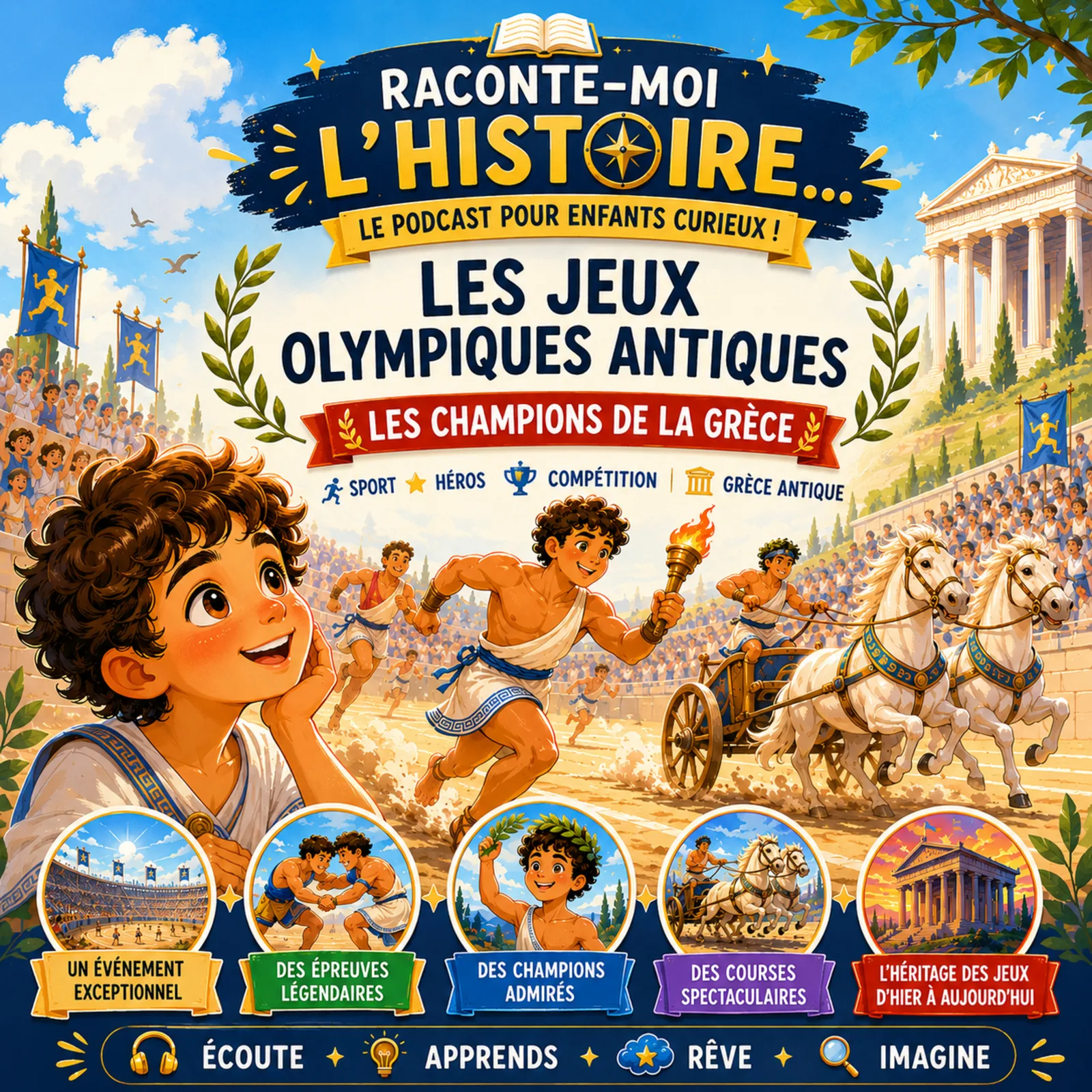 Les Jeux olympiques antiques – les champions de la Grèce