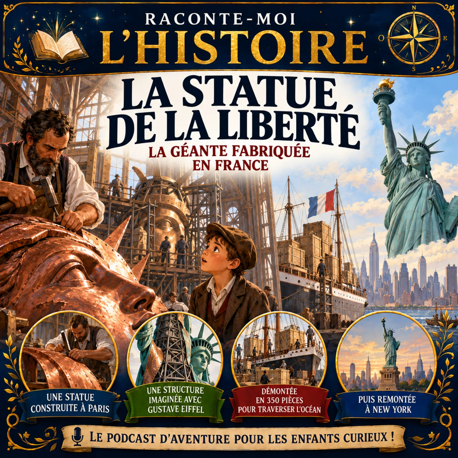 La Statue de la Liberté – la géante fabriquée en France