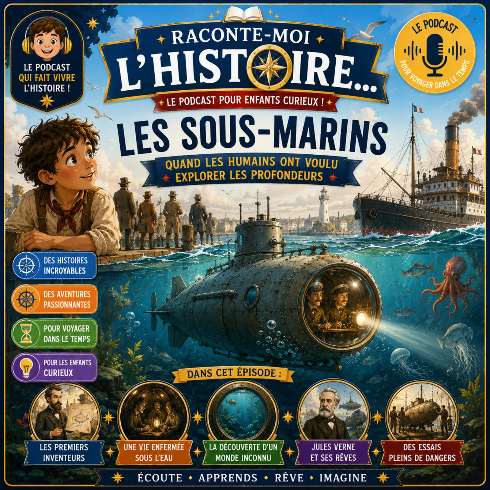 Les sous-marins – quand les humains ont voulu explorer les profondeurs