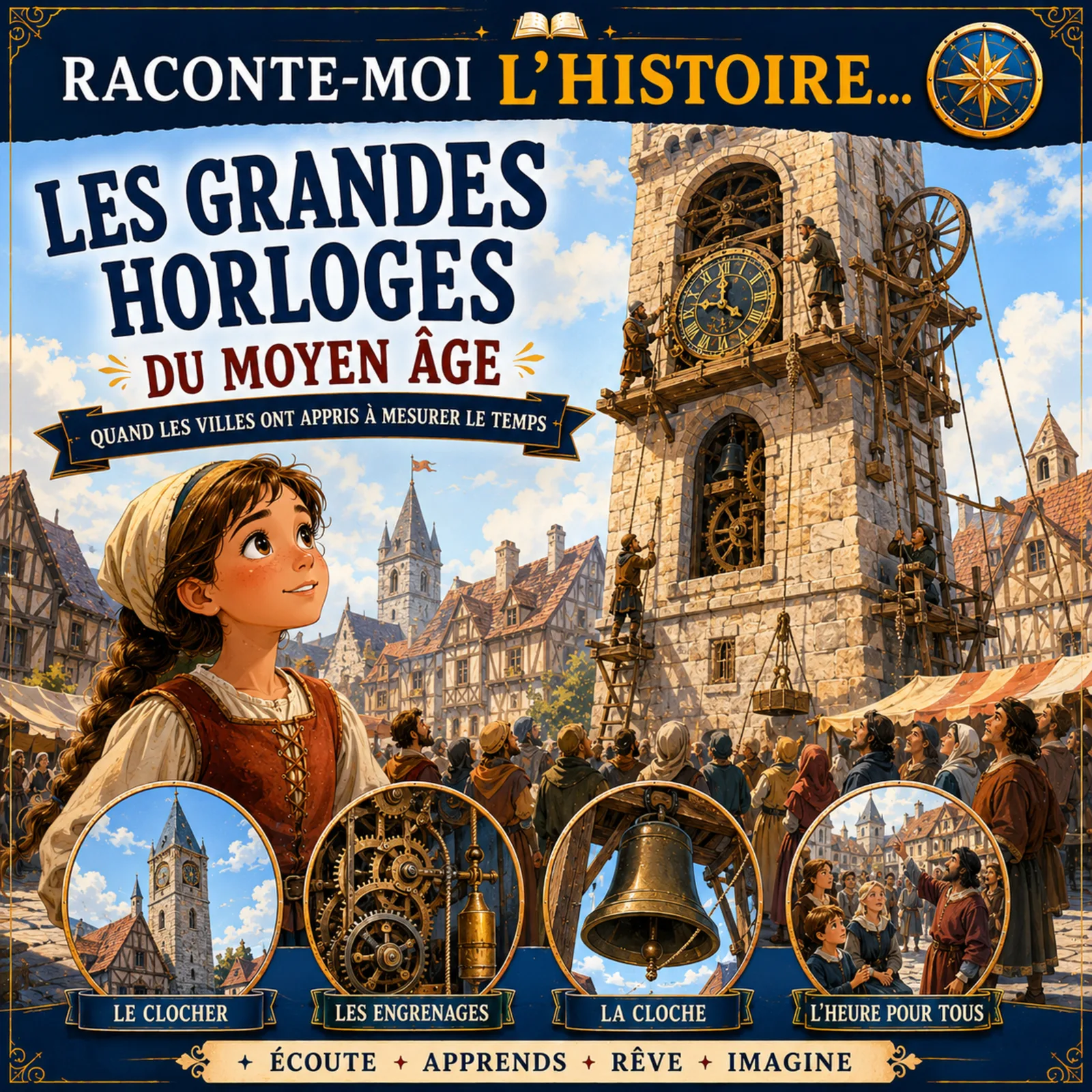 Les grandes horloges du Moyen Âge – quand les villes ont appris à mesurer le temps