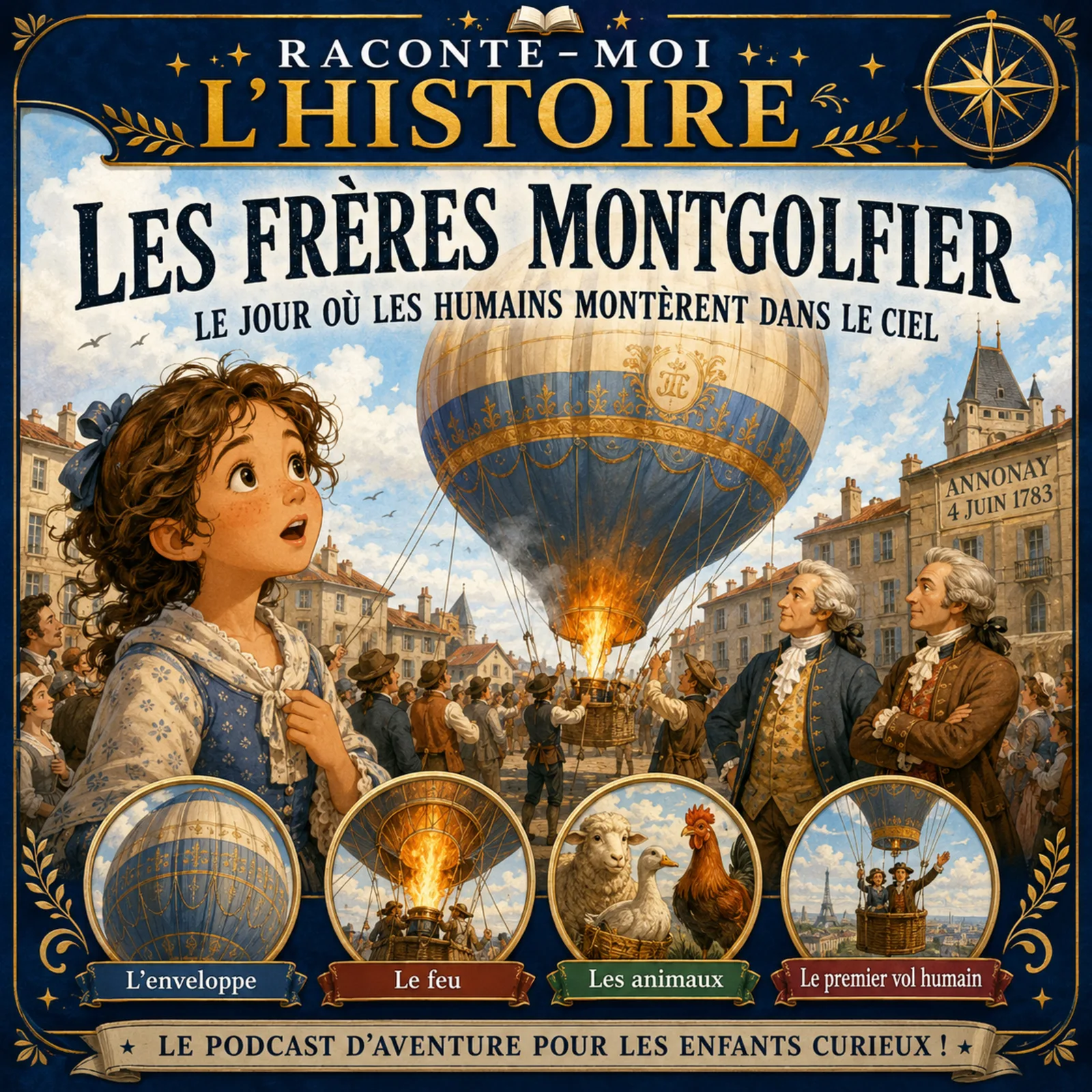 Les frères Montgolfier – le jour où les humains montèrent dans le ciel
