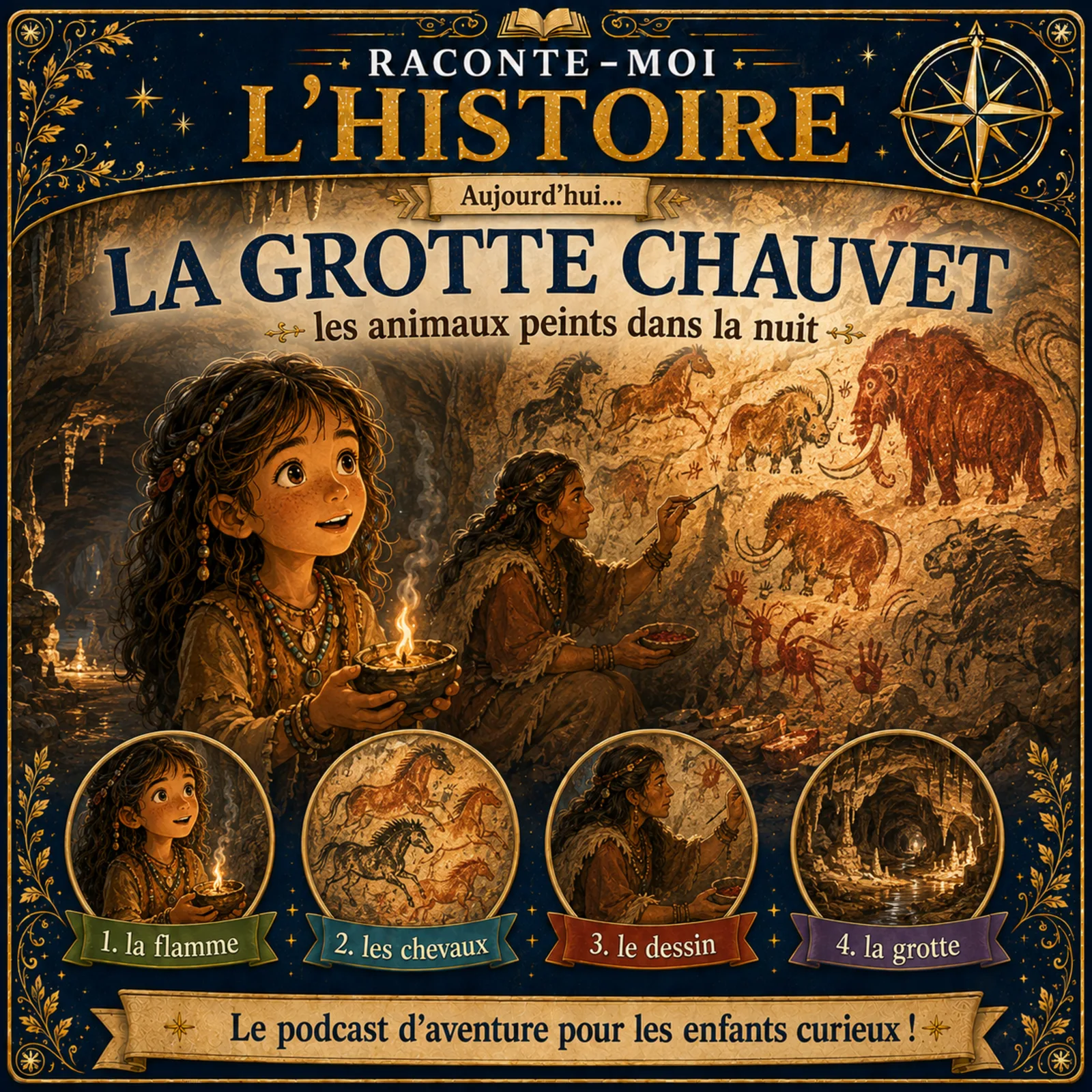 La grotte Chauvet – les animaux peints dans la nuit