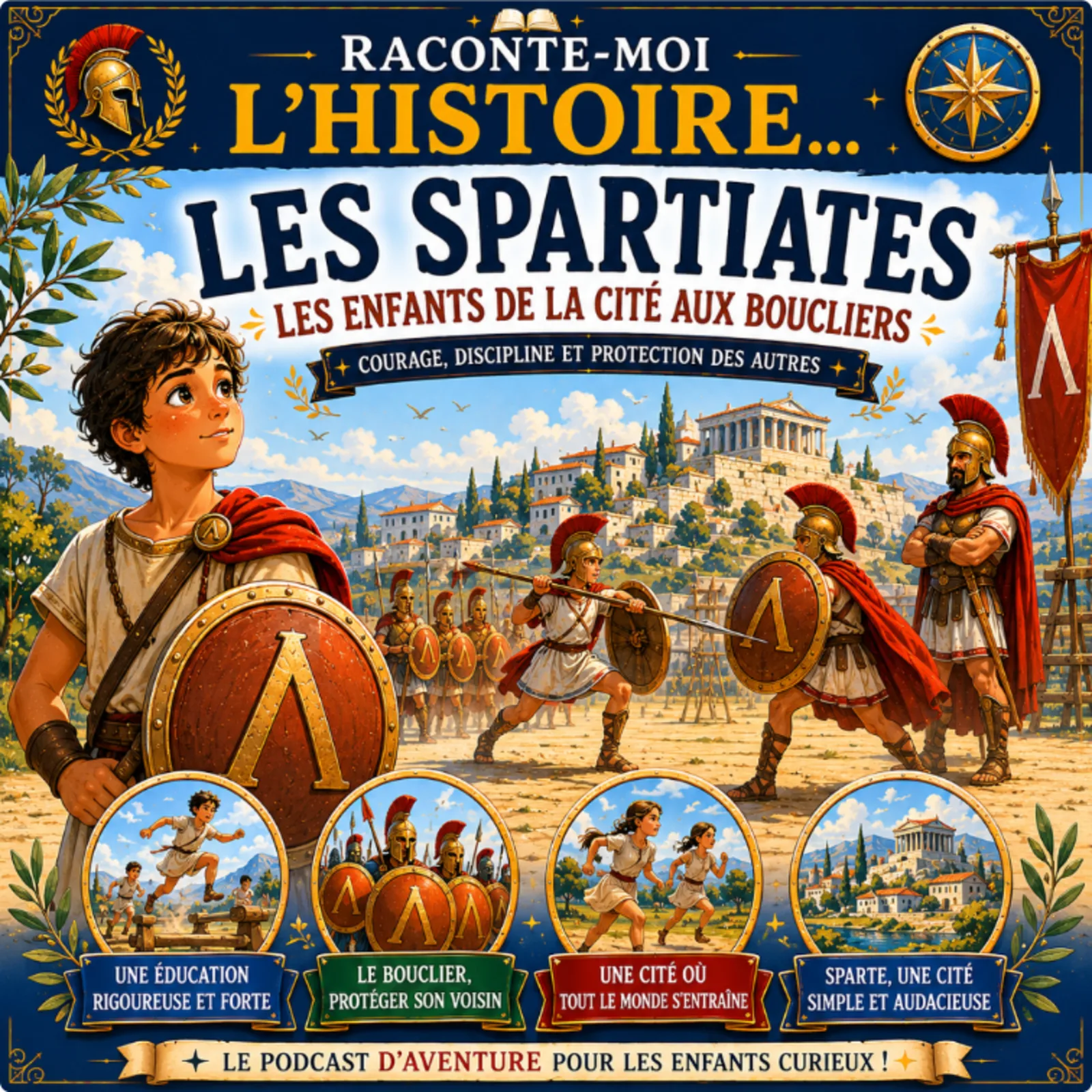 Les Spartiates – les enfants de la cité aux boucliers
