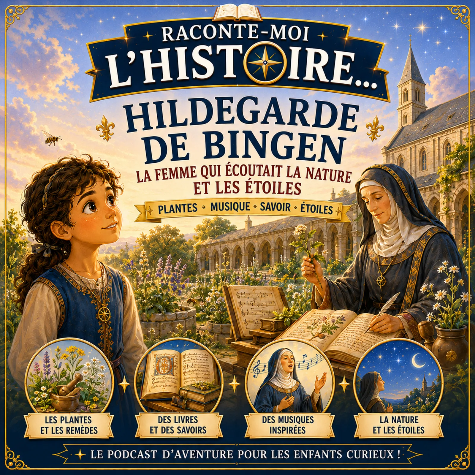 Hildegarde de Bingen – la femme qui écoutait la nature et les étoiles