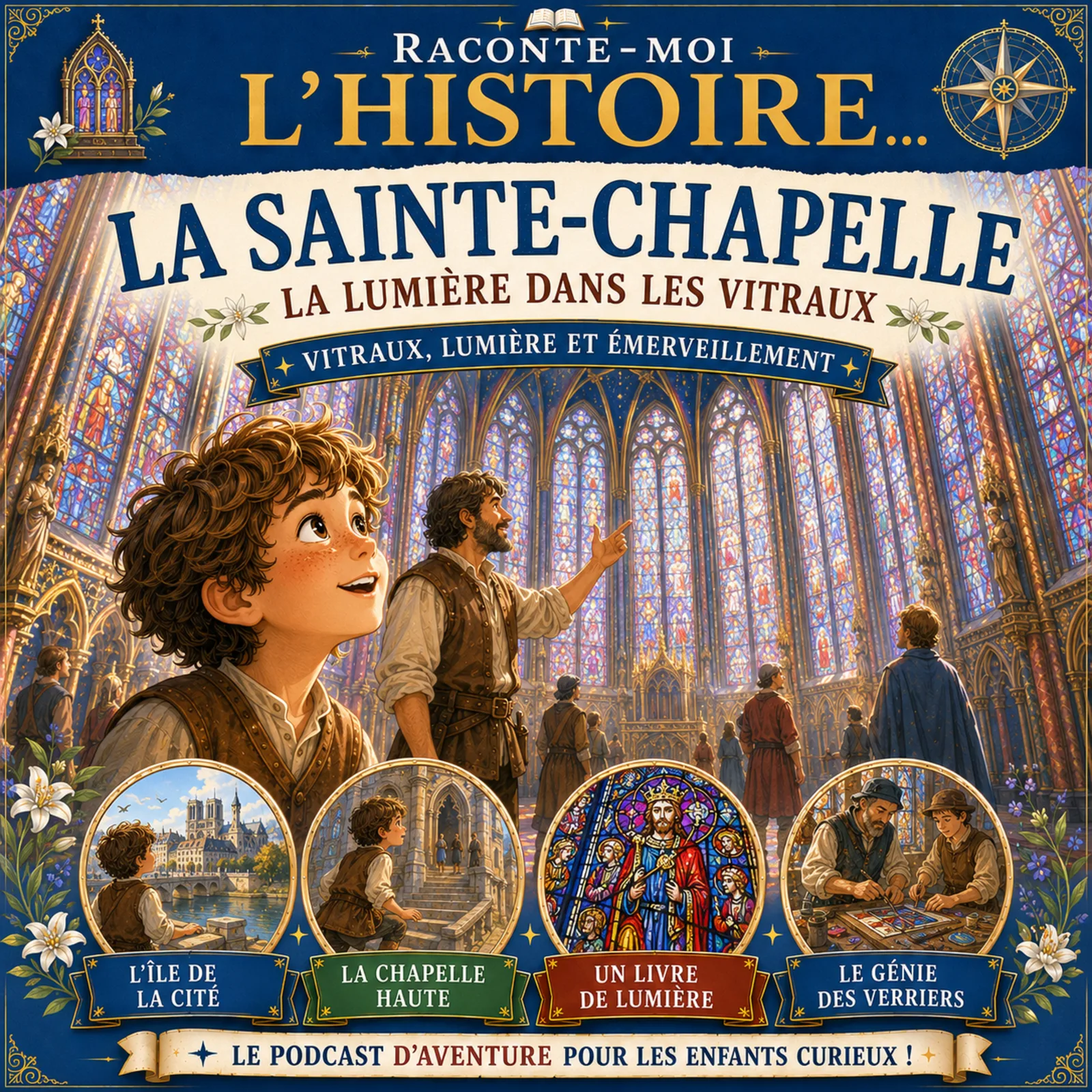 La Sainte-Chapelle – la lumière dans les vitraux
