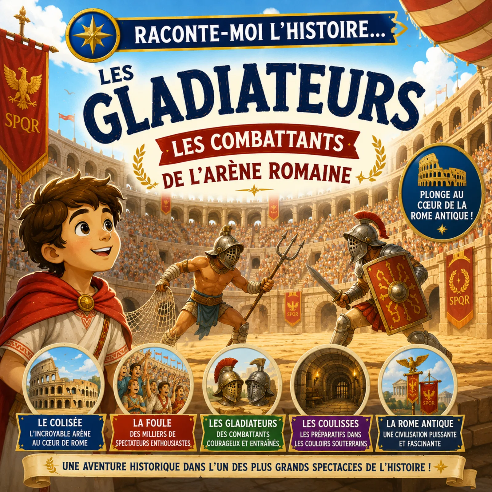 Les gladiateurs – les combattants de l’arène romaine