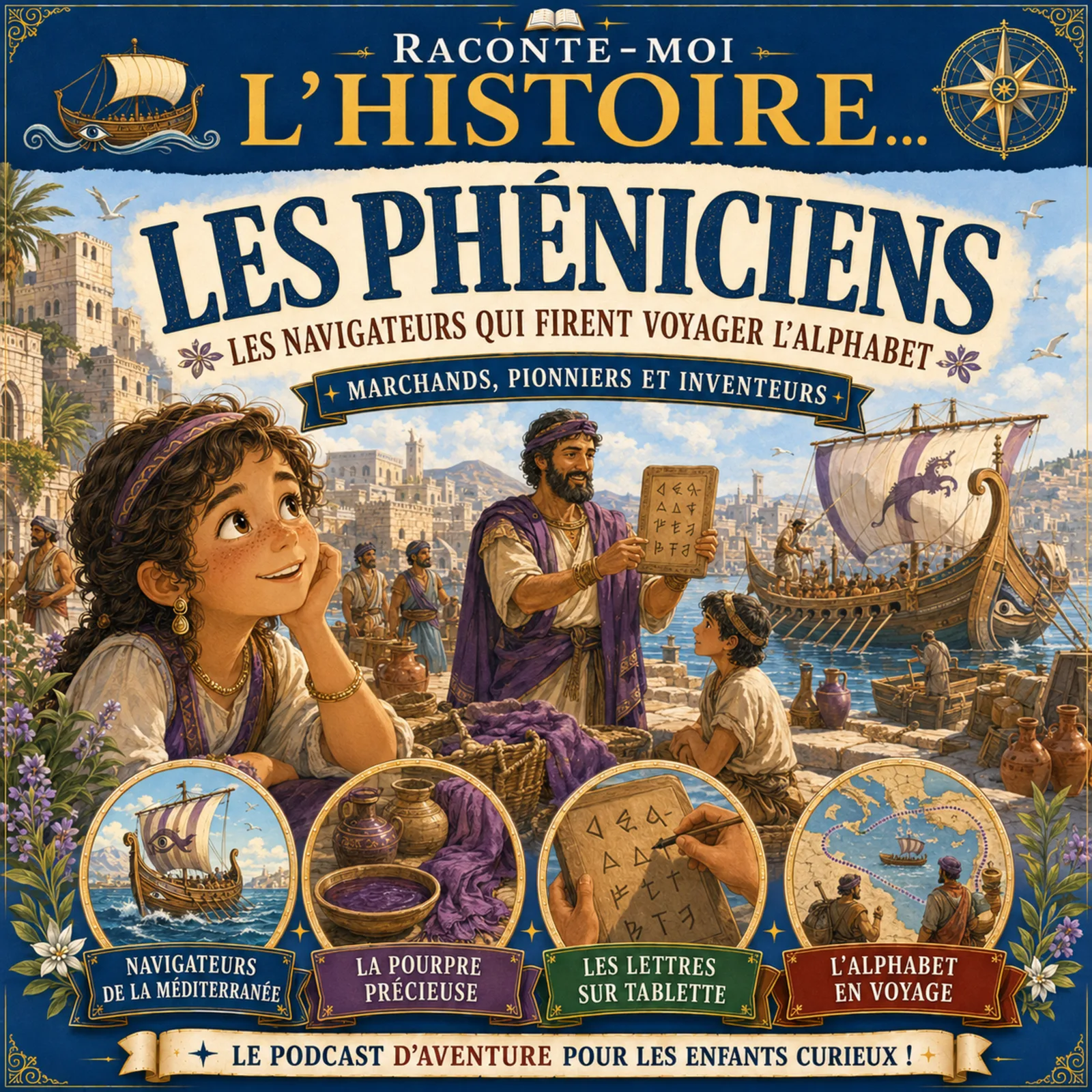 Les Phéniciens – les navigateurs qui firent voyager l’alphabet
