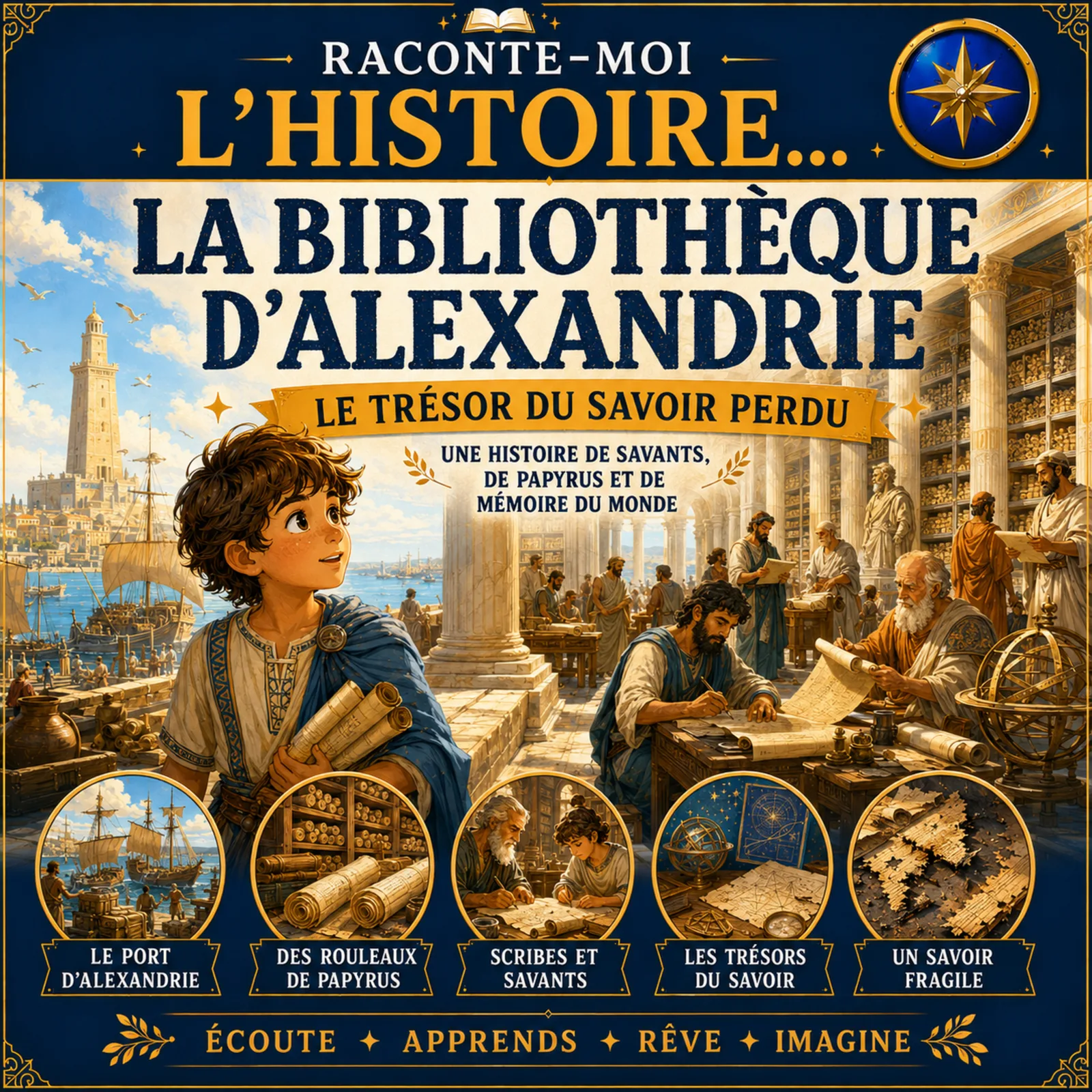 La bibliothèque d’Alexandrie – le trésor du savoir perdu