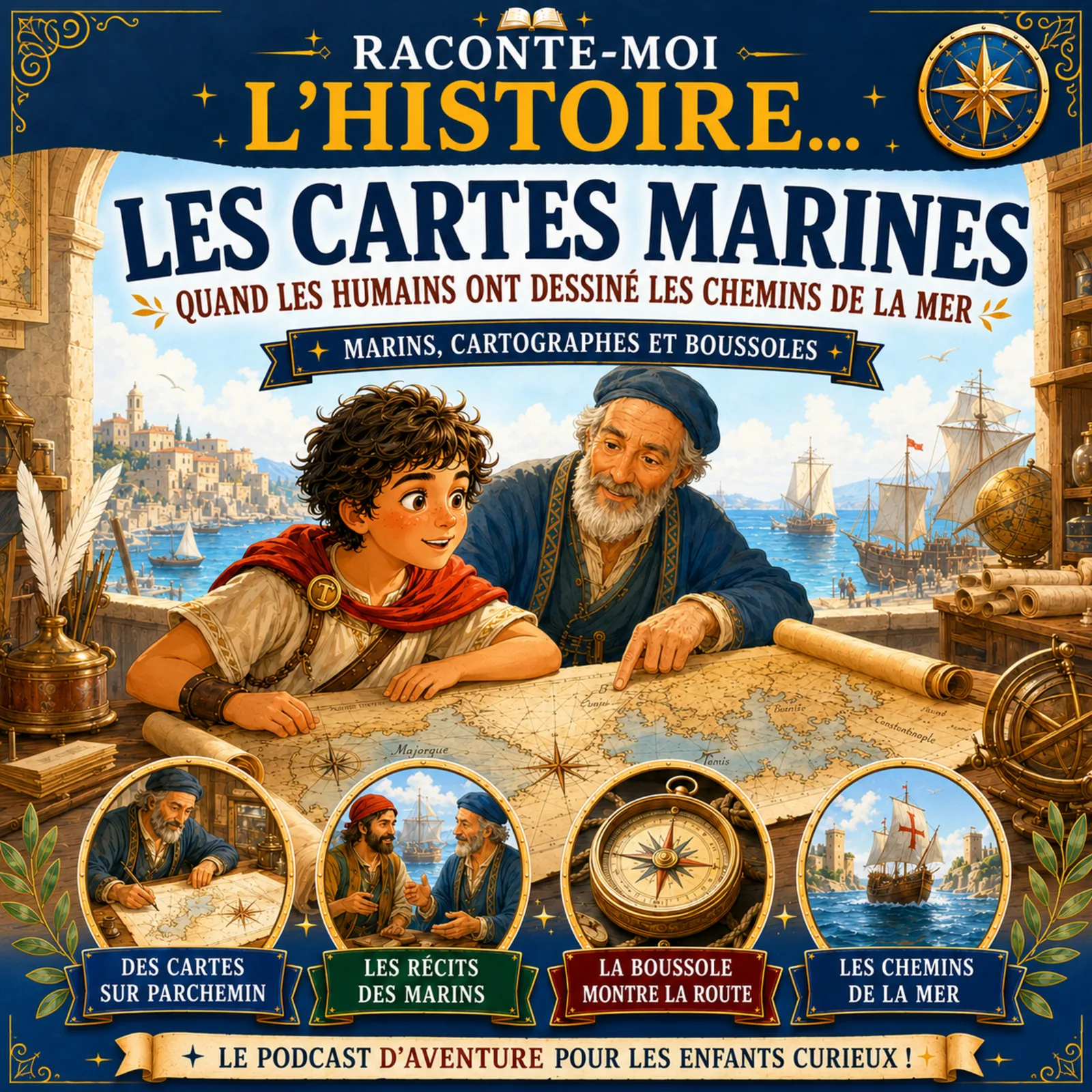 Les cartes marines – quand les humains ont dessiné les chemins de la mer