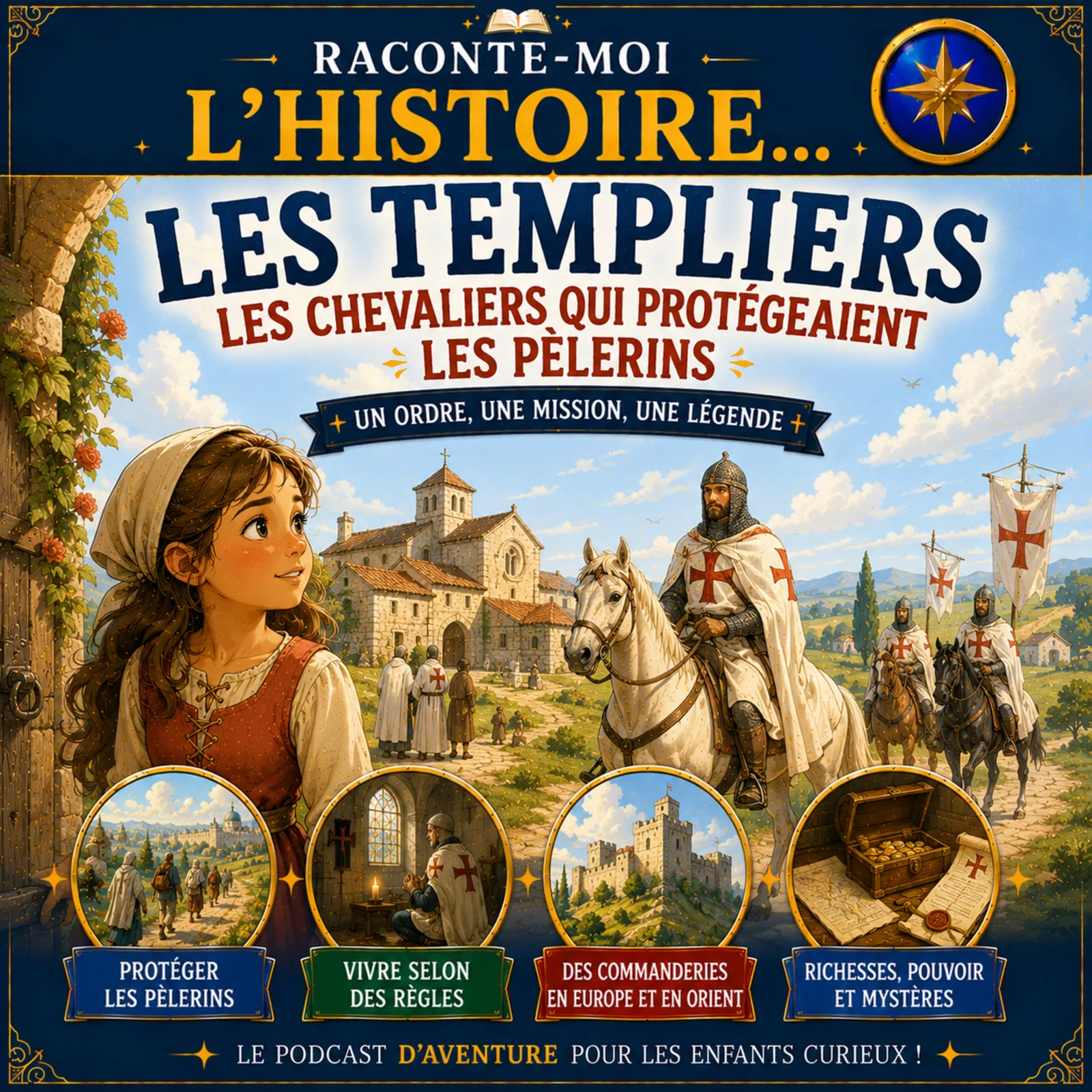 Les Templiers – les chevaliers qui protégeaient les pèlerins