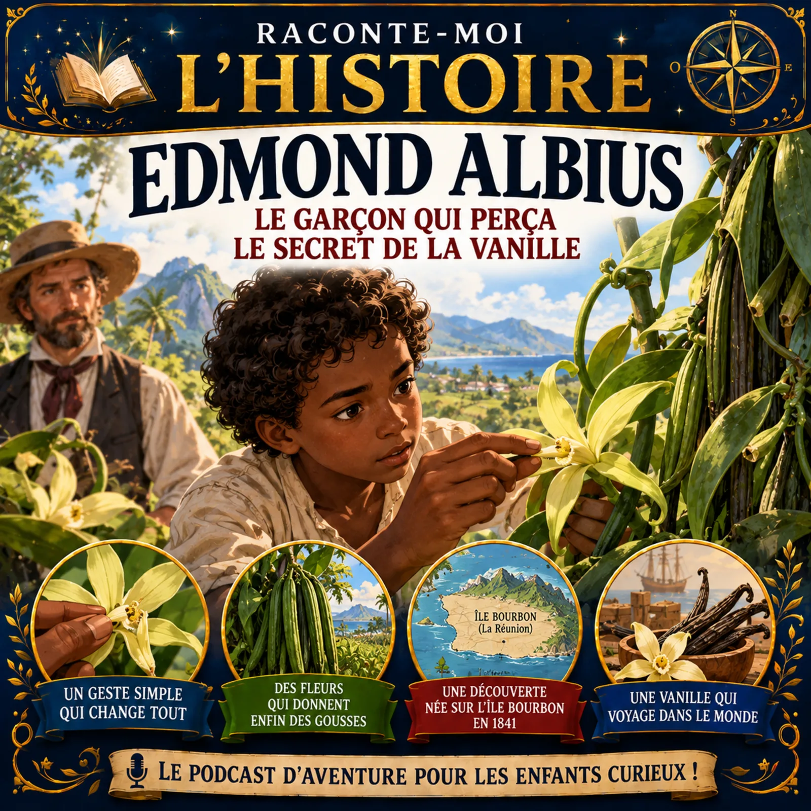 Edmond Albius – le garçon qui perça le secret de la vanille