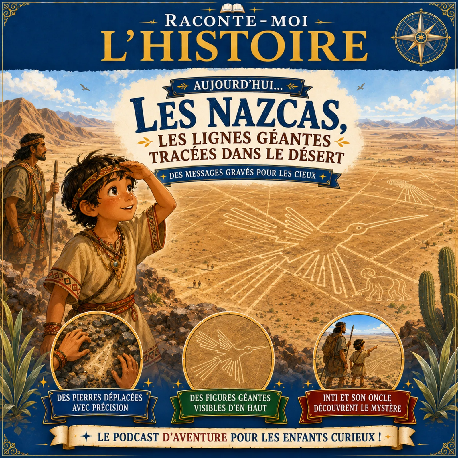 Les Nazcas – les lignes géantes tracées dans le désert
