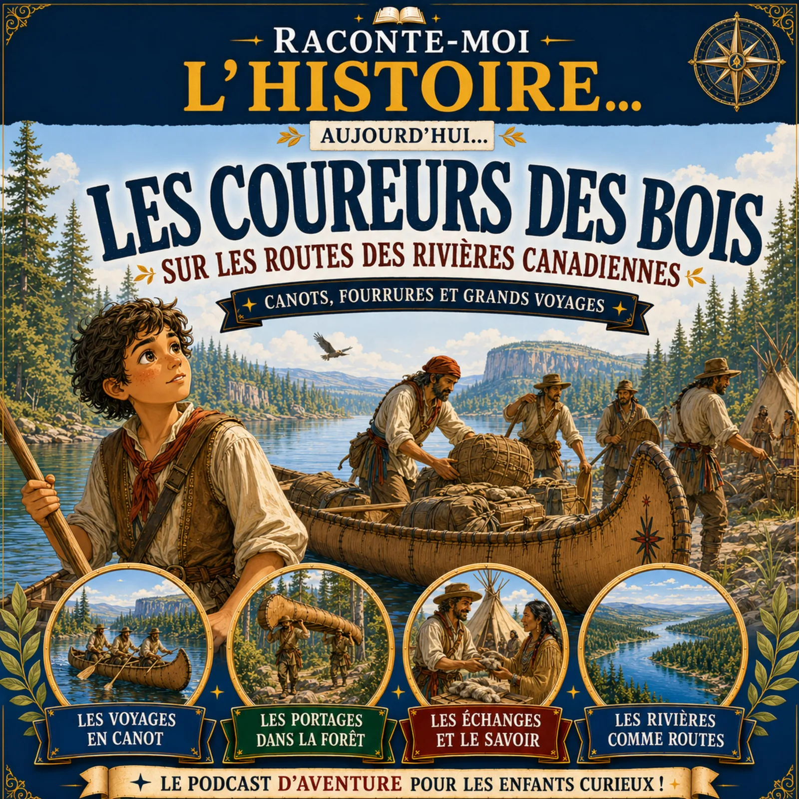 Les coureurs des bois – sur les routes des rivières canadiennes