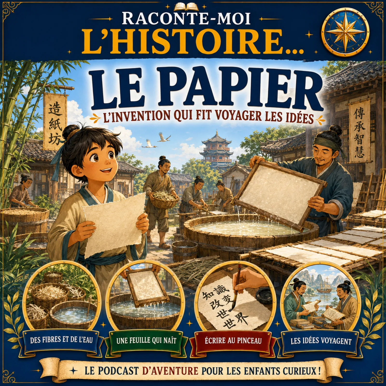 Le papier – l’invention qui fit voyager les idées
