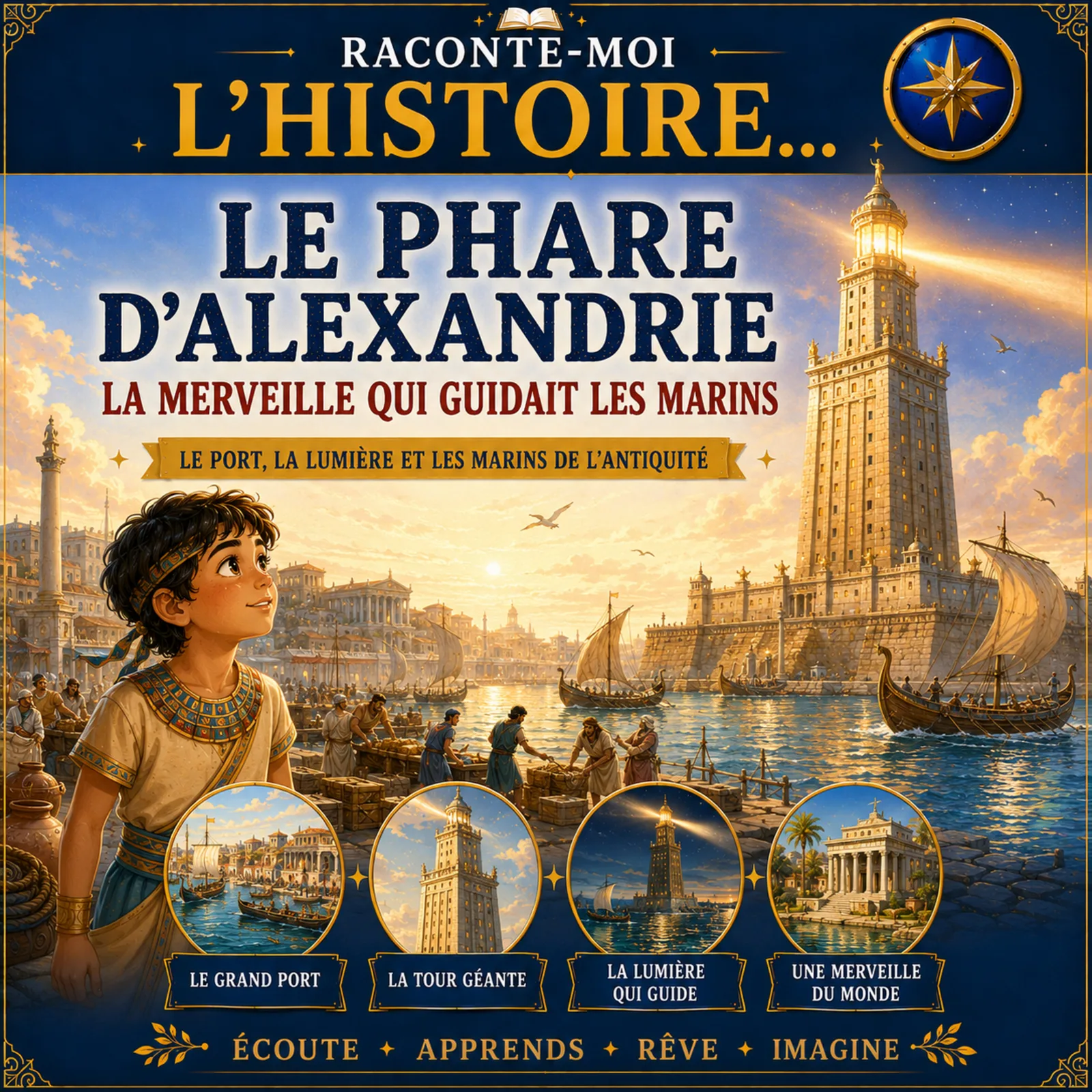 Le phare d’Alexandrie – la merveille qui guidait les marins