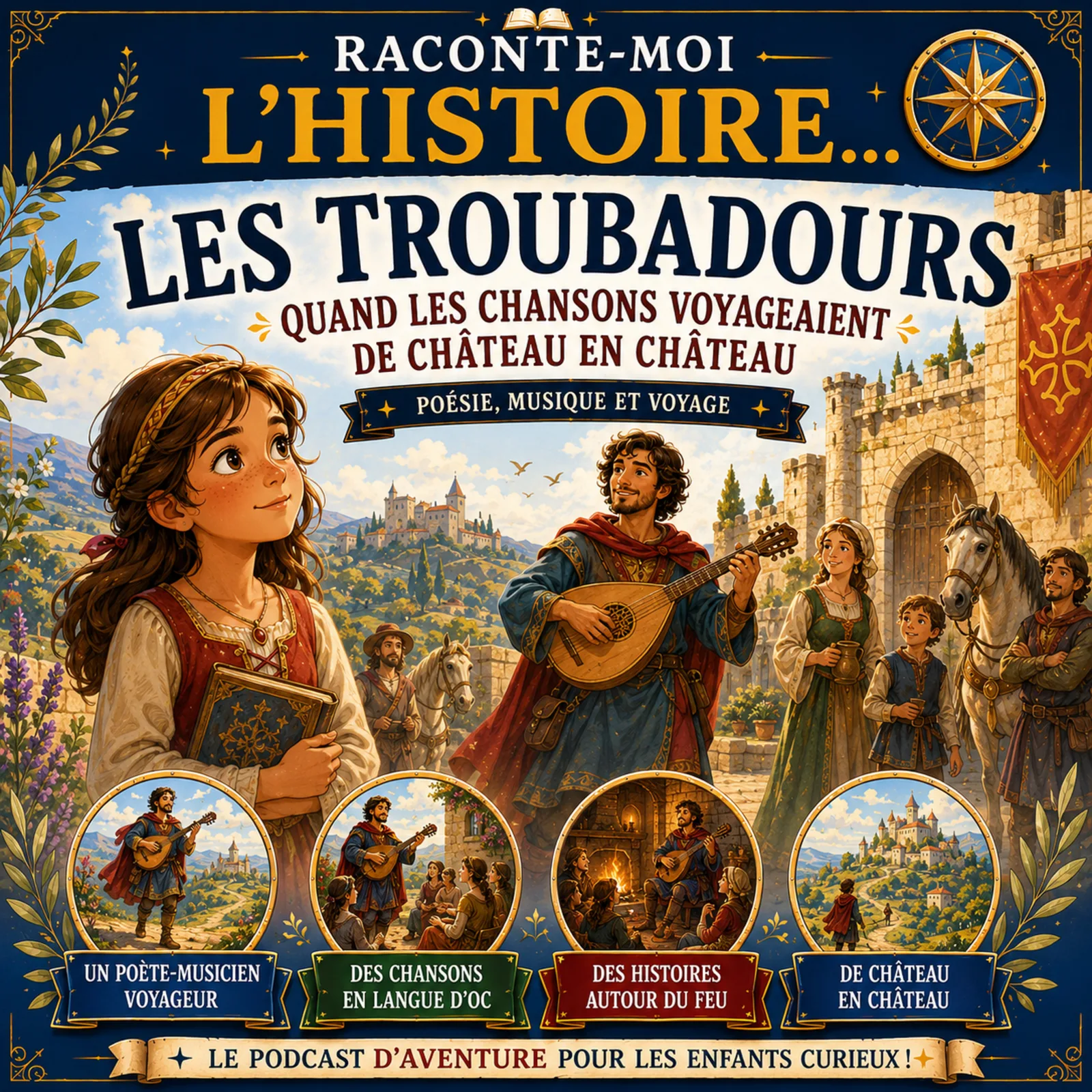 Les troubadours – quand les chansons voyageaient de château en château