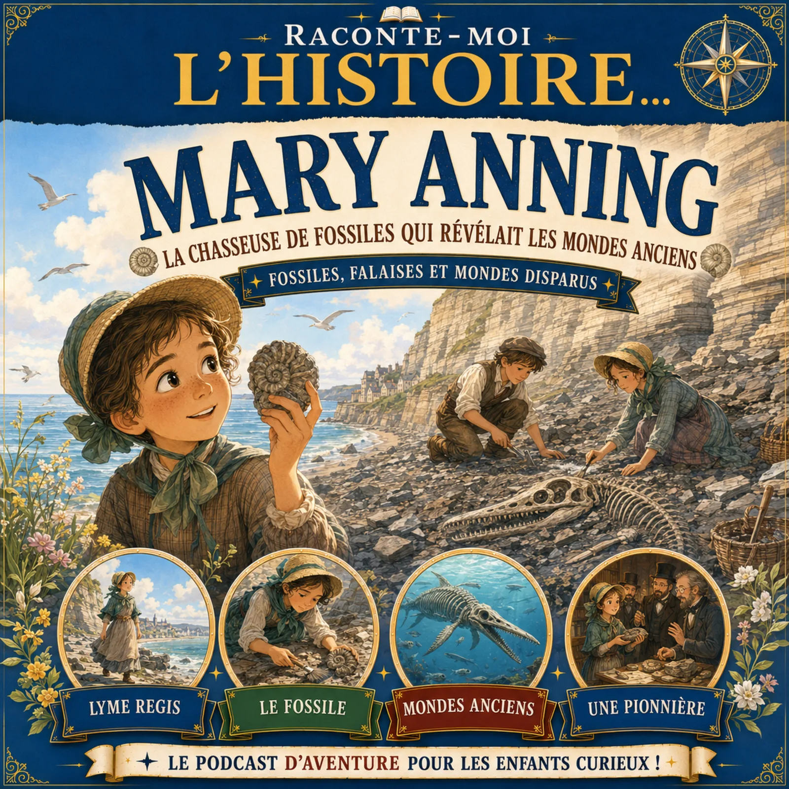 Mary Anning – la chasseuse de fossiles qui révélait les mondes anciens