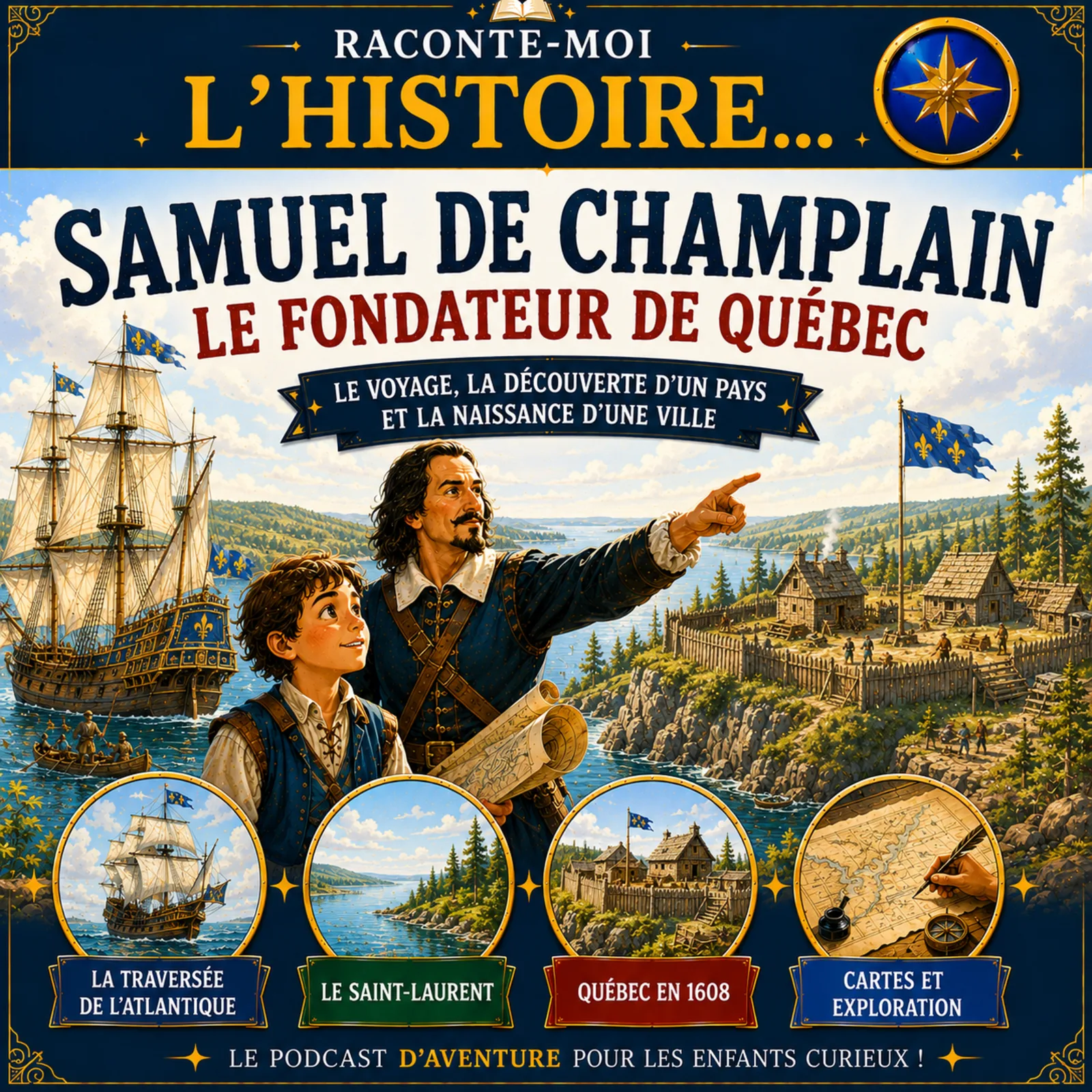 Samuel de Champlain – le fondateur de Québec