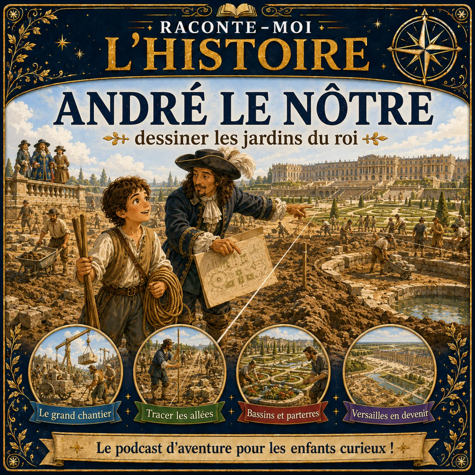 André Le Nôtre – dessiner les jardins du roi