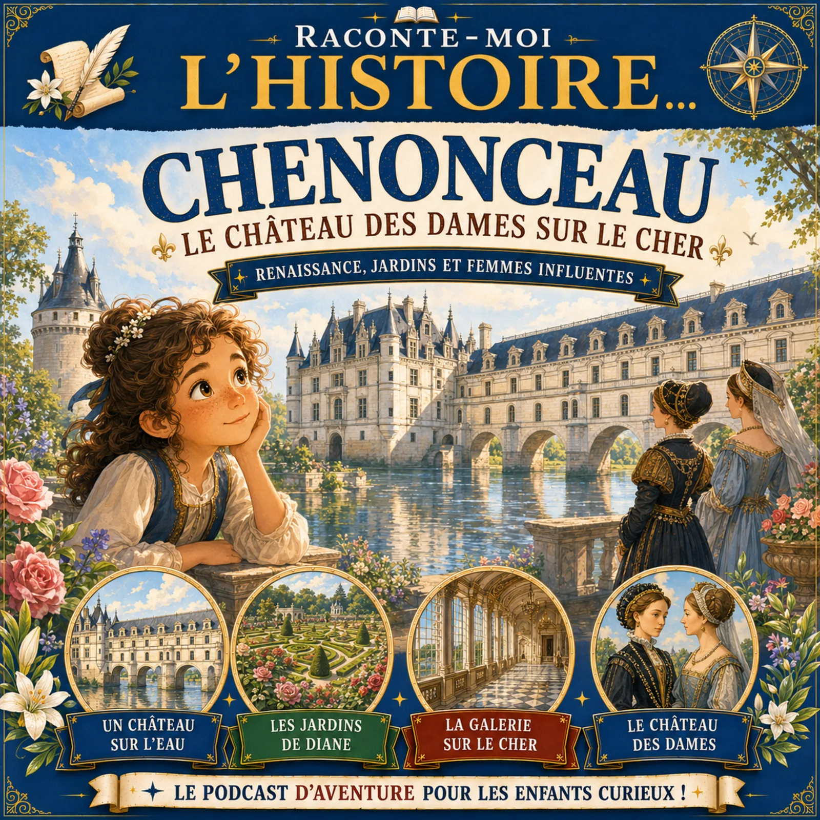 Le château de Chenonceau – le château des dames sur le Cher