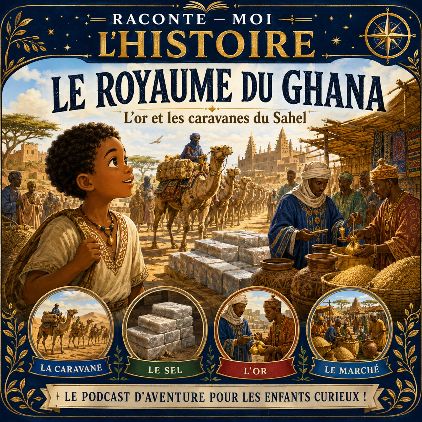 Le royaume du Ghana – l’or et les caravanes du Sahel