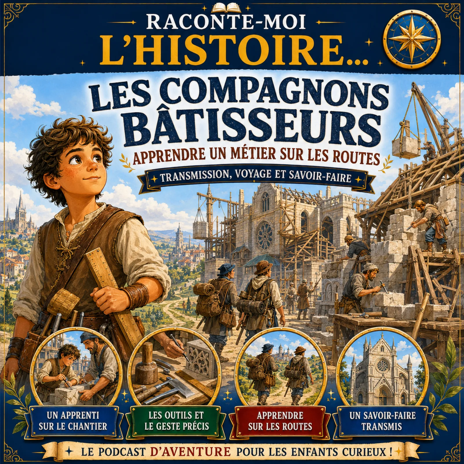 Les compagnons bâtisseurs – apprendre un métier sur les routes