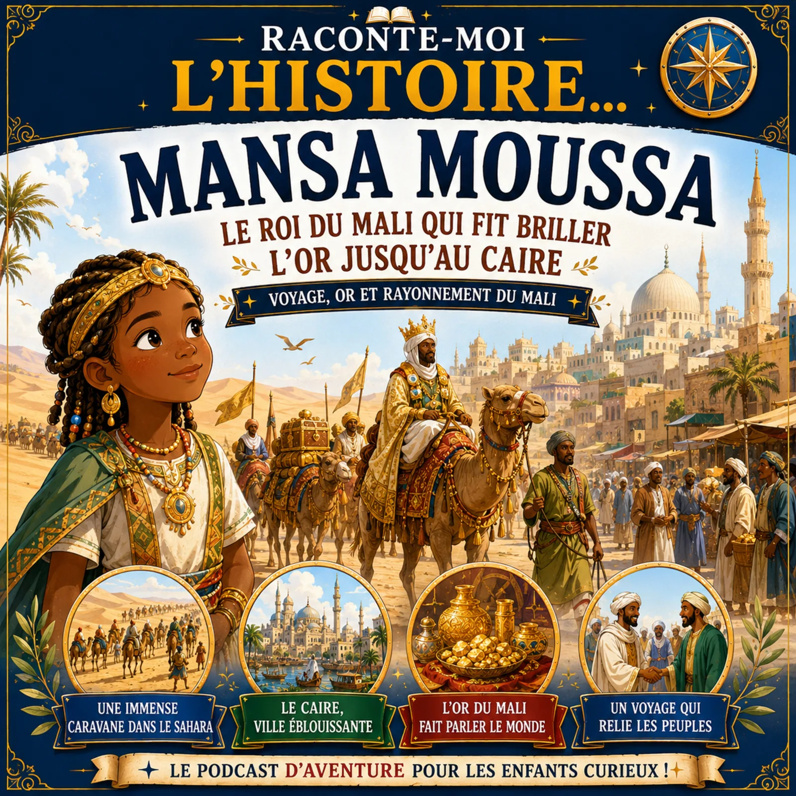 Mansa Moussa – le roi du Mali qui fit briller l’or jusqu’au Caire