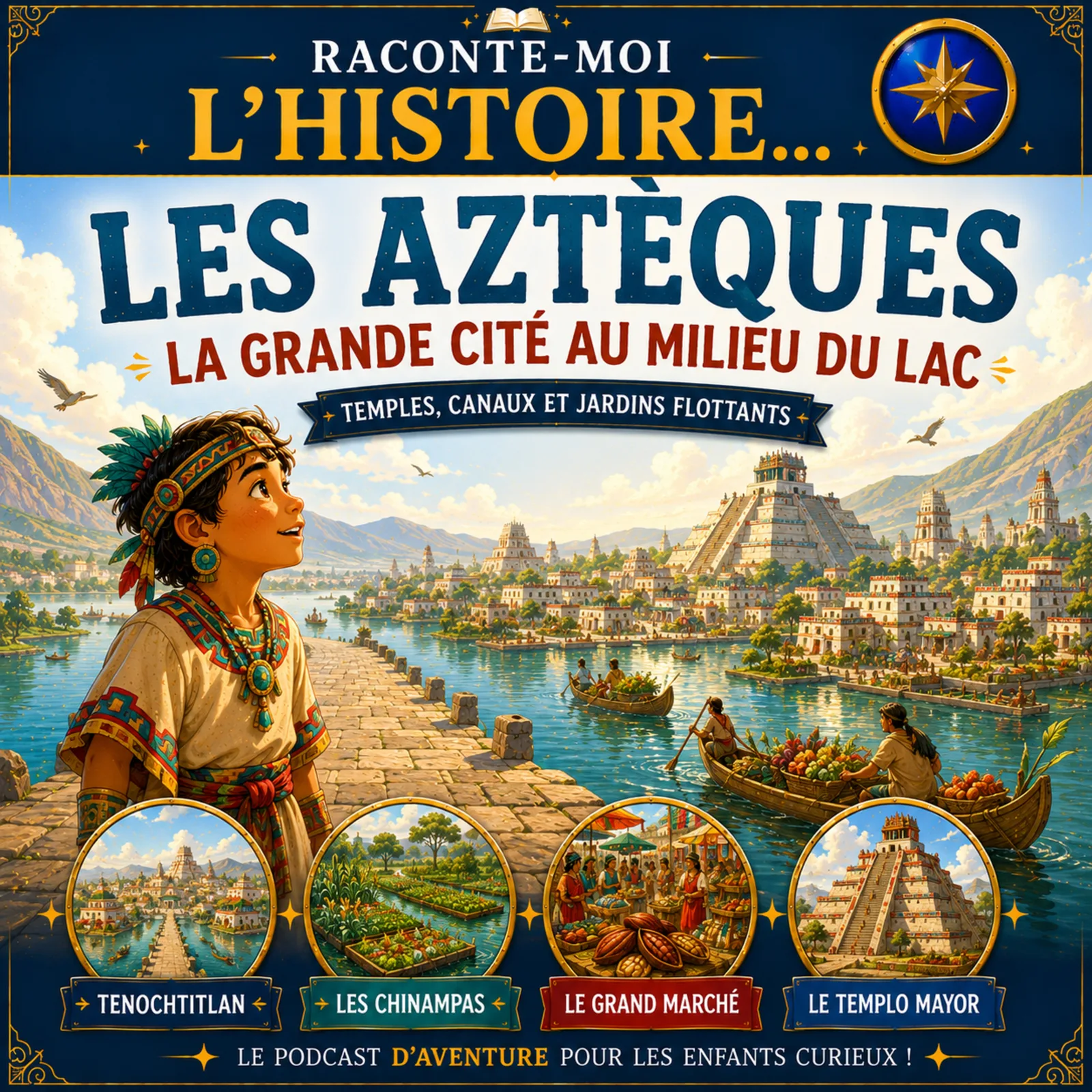 Les Aztèques – la grande cité au milieu du lac