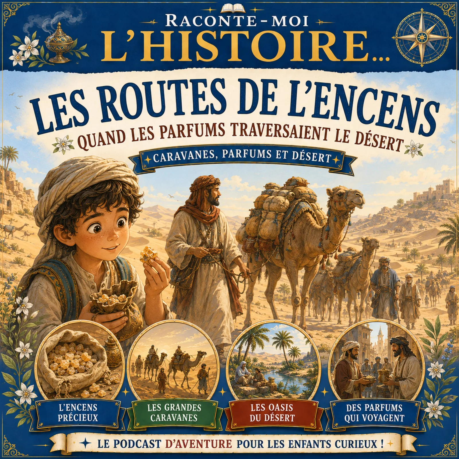 Les routes de l’encens – quand les parfums traversaient le désert