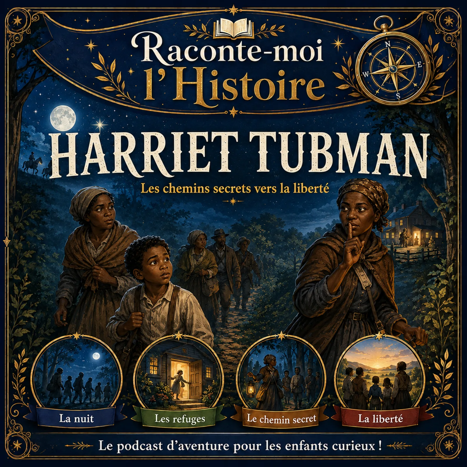 Harriet Tubman – les chemins secrets vers la liberté