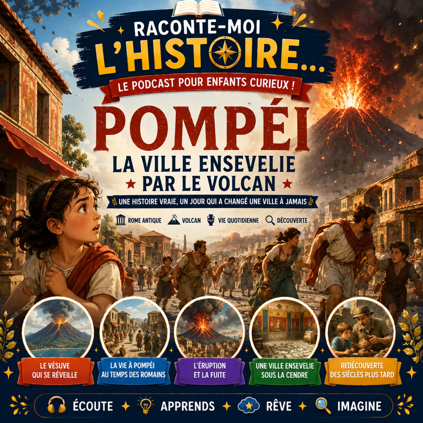 Pompéi – la ville ensevelie par le volcan