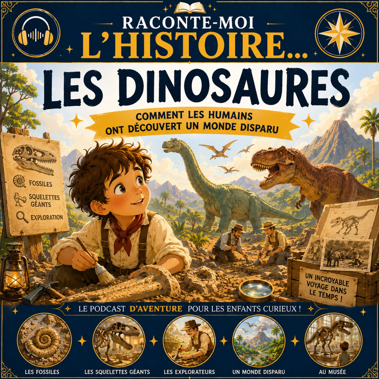 Les dinosaures – comment les humains ont découvert un monde disparu