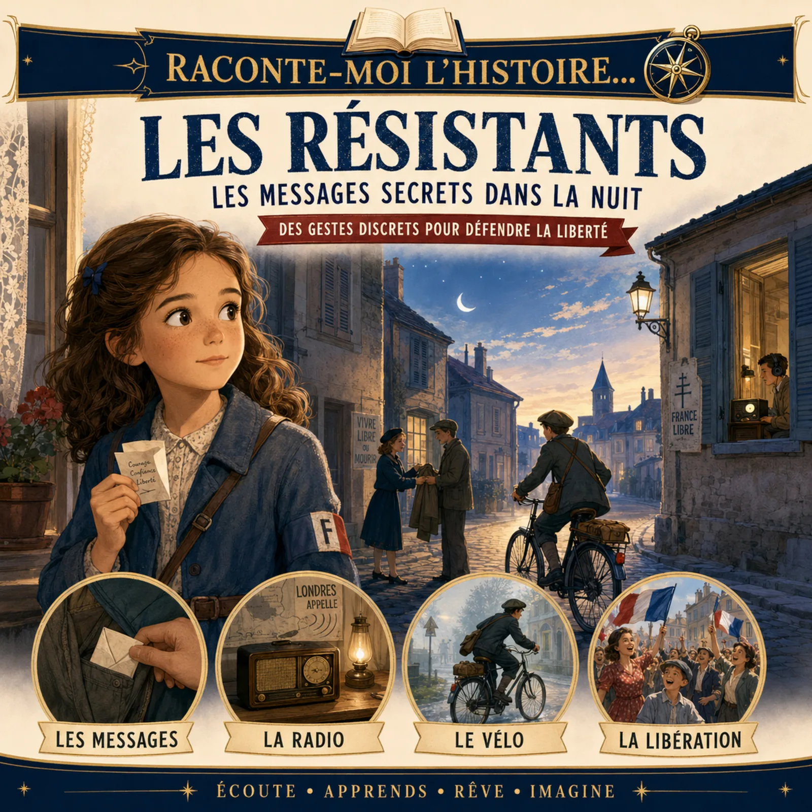 Les résistants – les messages secrets dans la nuit