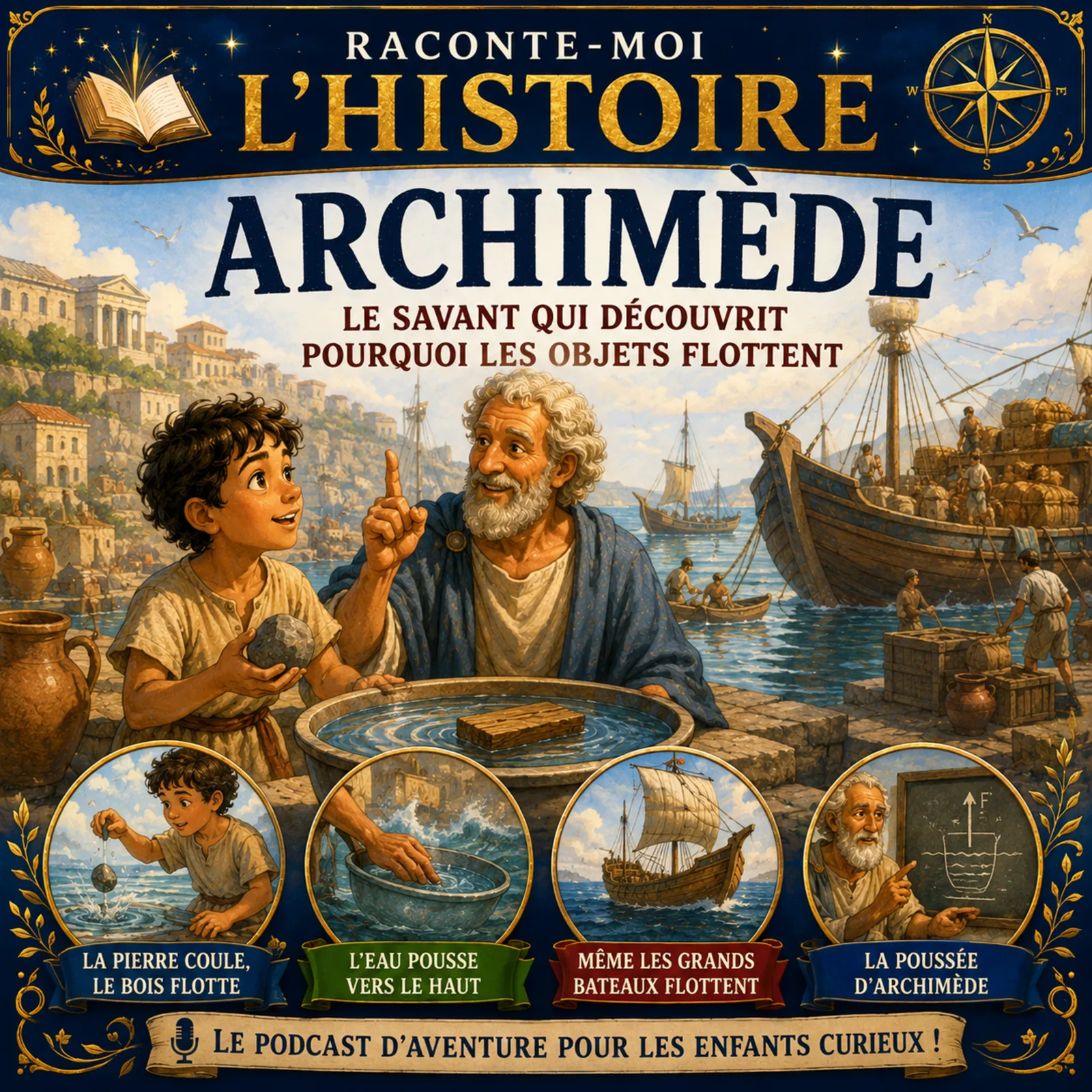 Archimède – le savant qui découvrit pourquoi les objets flottent