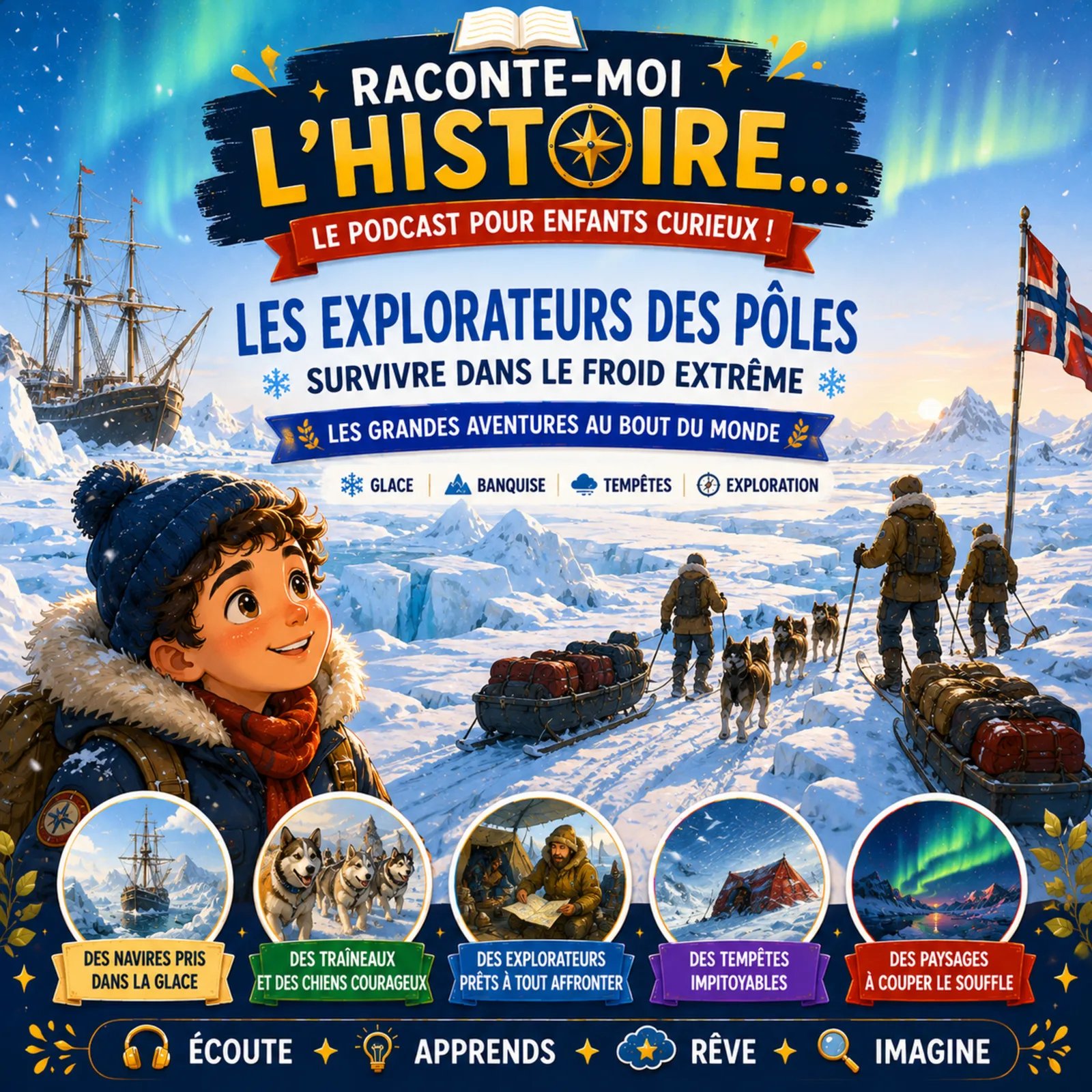 Les explorateurs des pôles – survivre dans le froid extrême