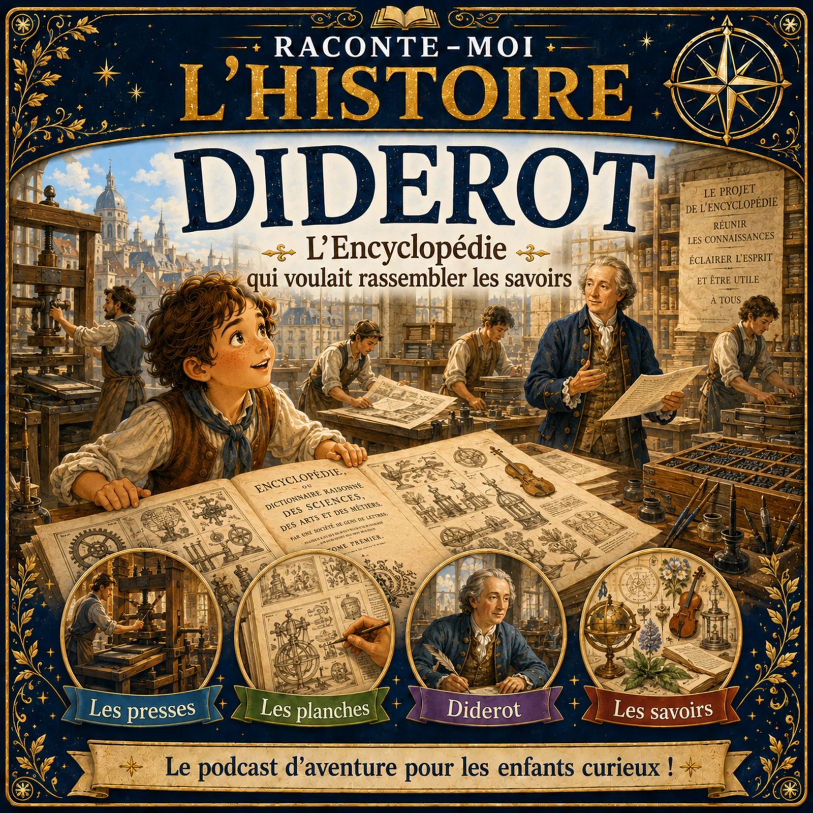 Diderot – l’Encyclopédie qui voulait rassembler les savoirs