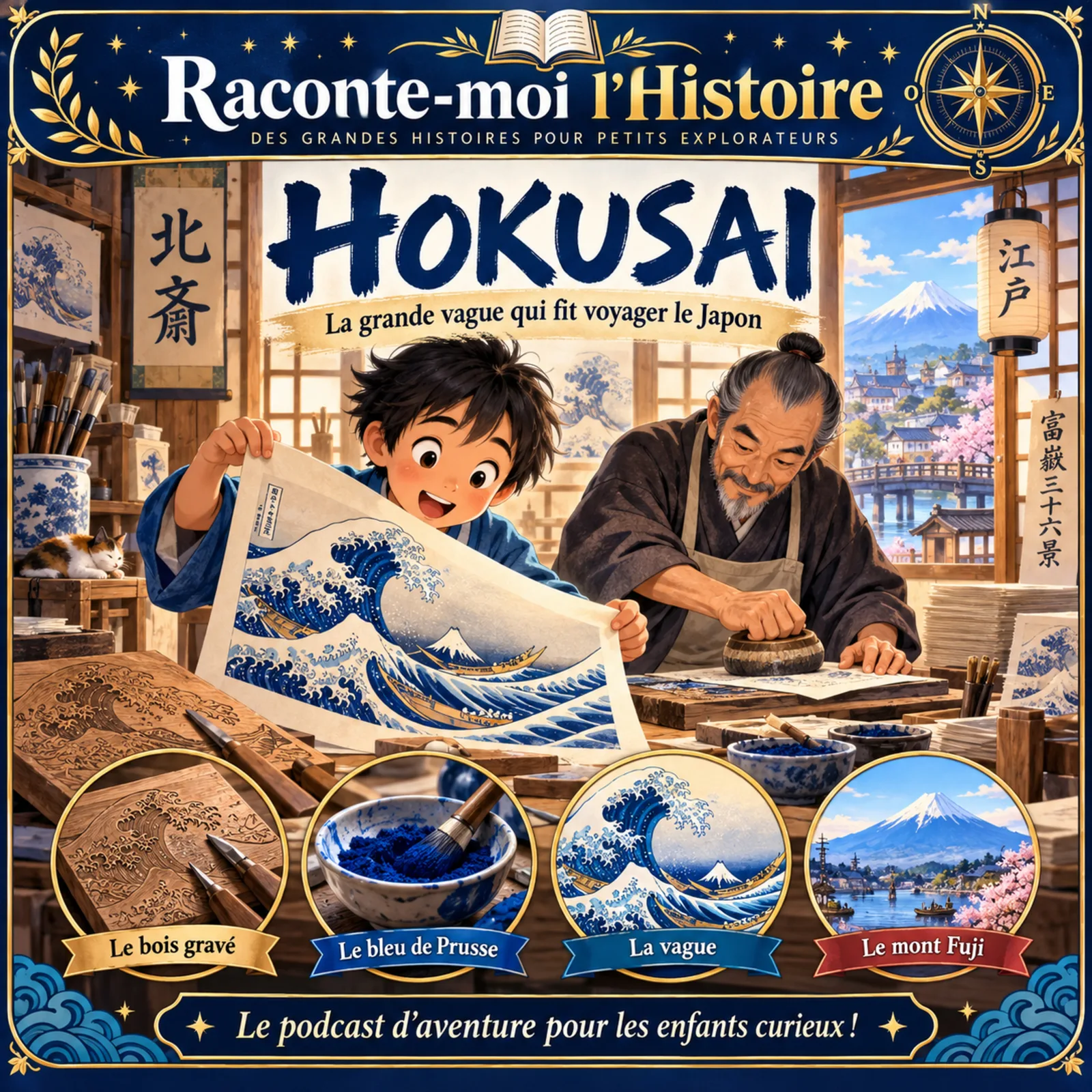 Hokusai – la grande vague qui fit voyager le Japon