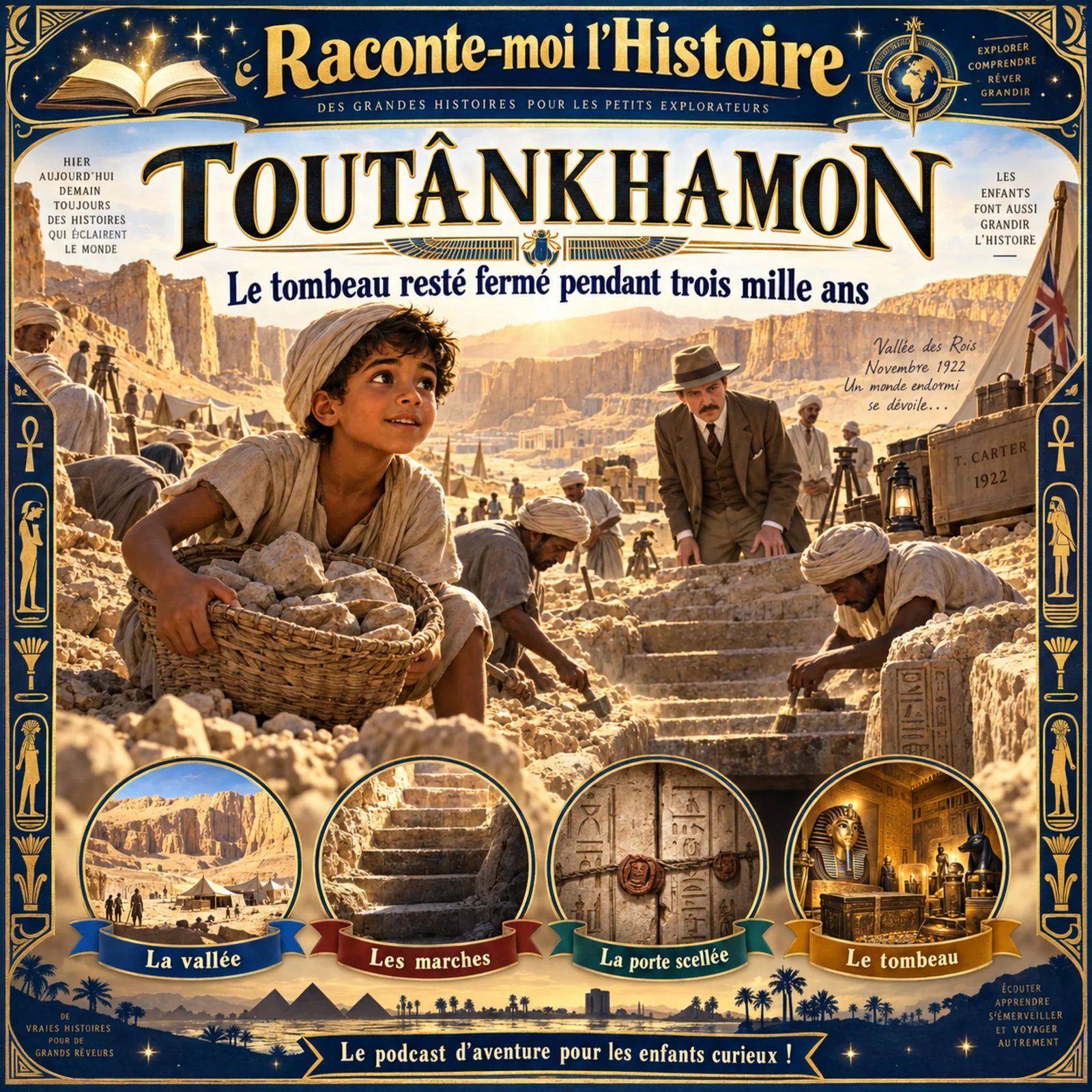 Toutânkhamon – le tombeau resté fermé pendant trois mille ans