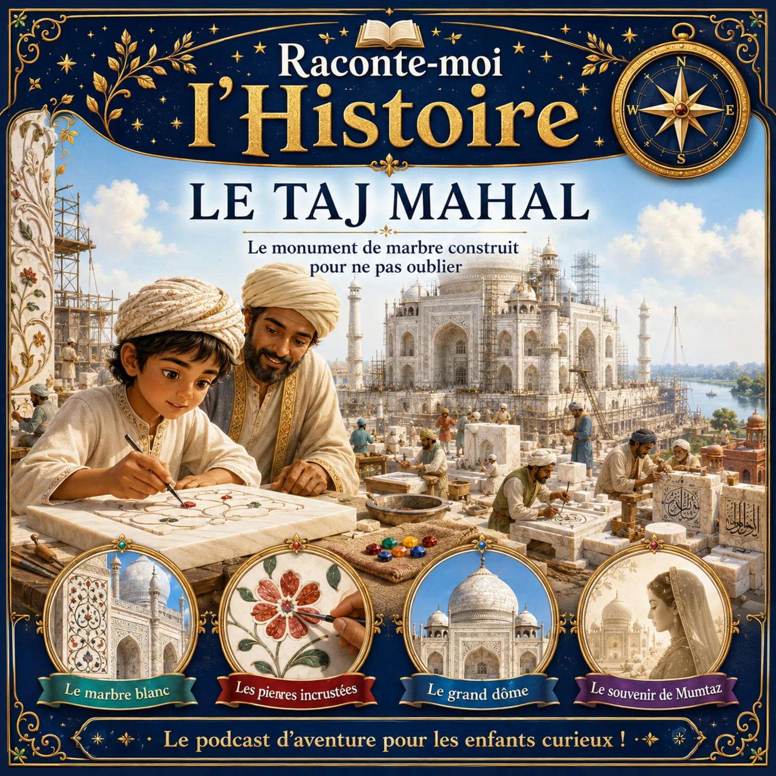Le Taj Mahal – le monument de marbre construit pour ne pas oublier