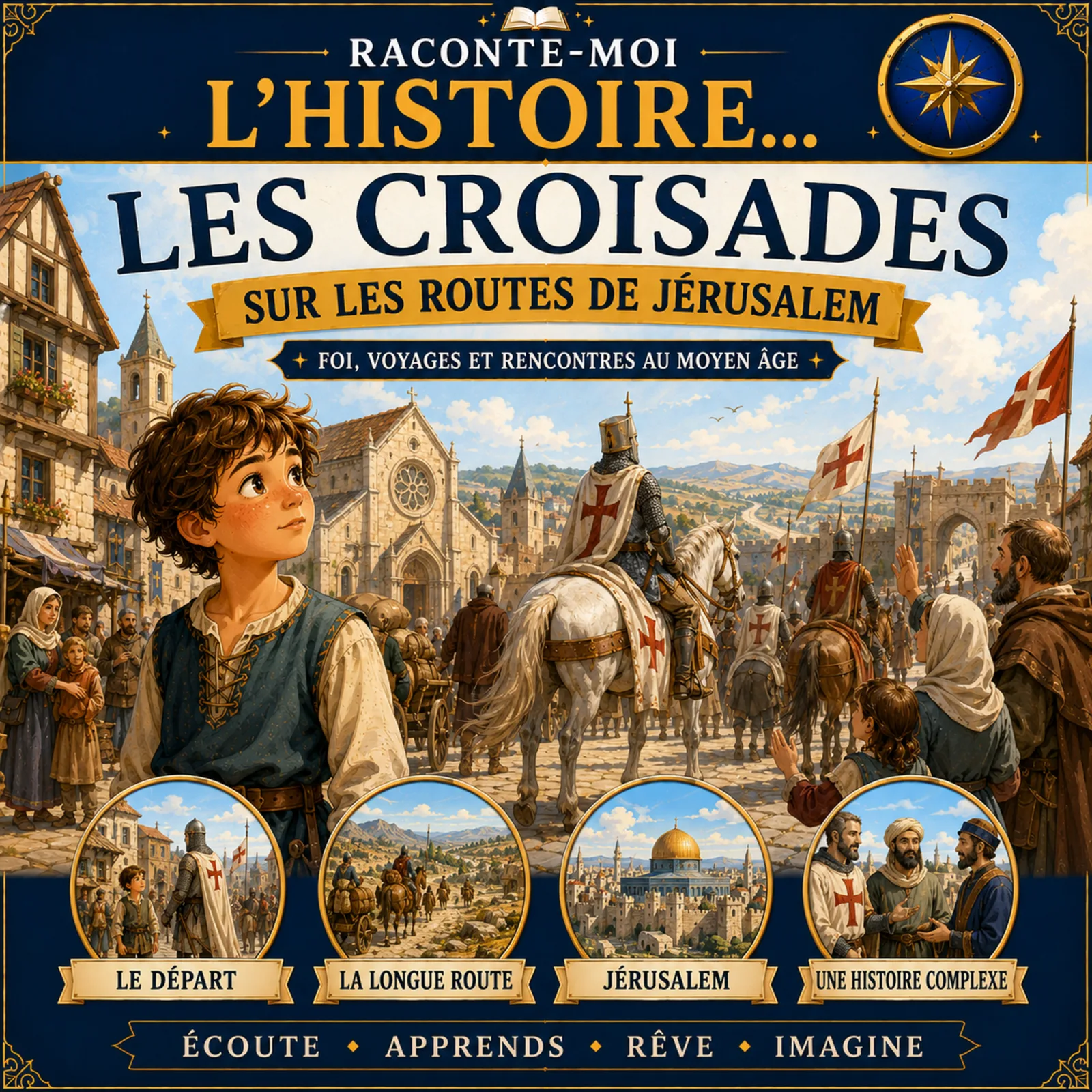 Les croisades – sur les routes de Jérusalem au Moyen Âge