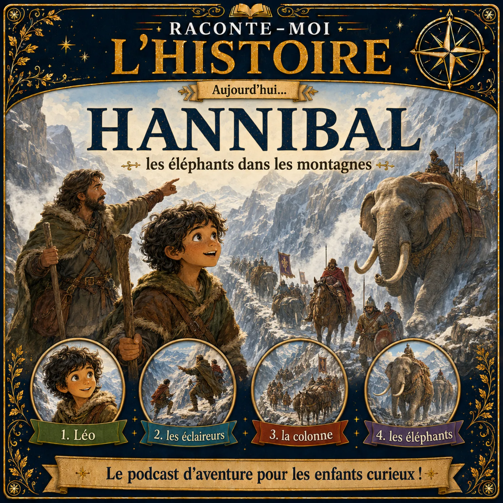 Hannibal – les éléphants dans les montagnes