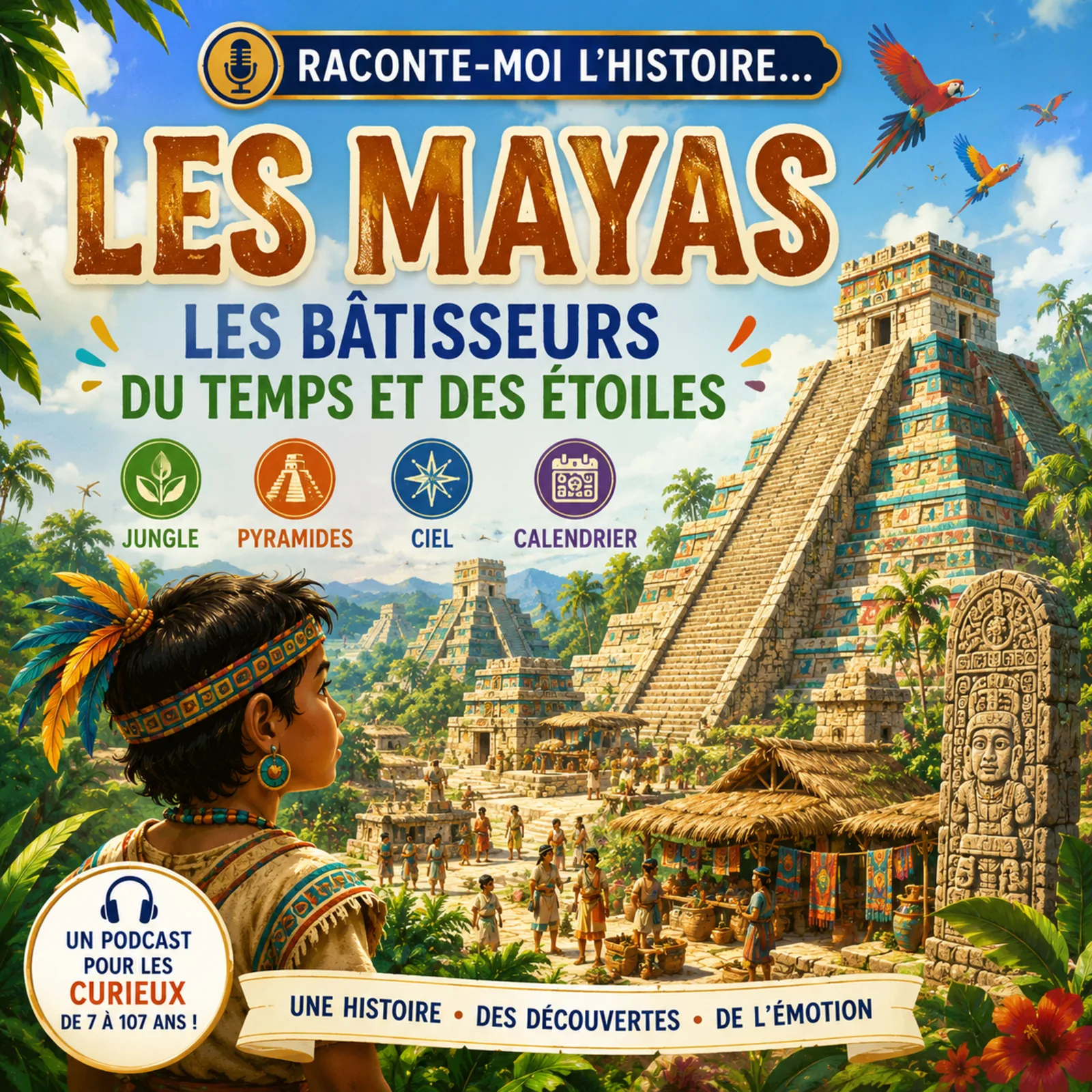 Les Mayas – les bâtisseurs du temps et des étoiles