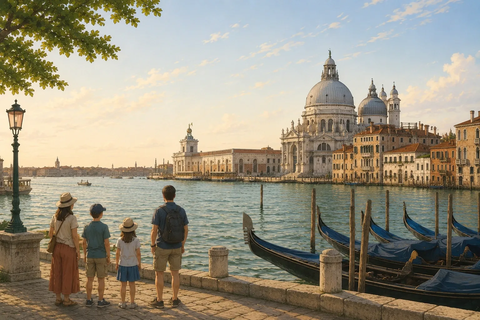 Venise en famille