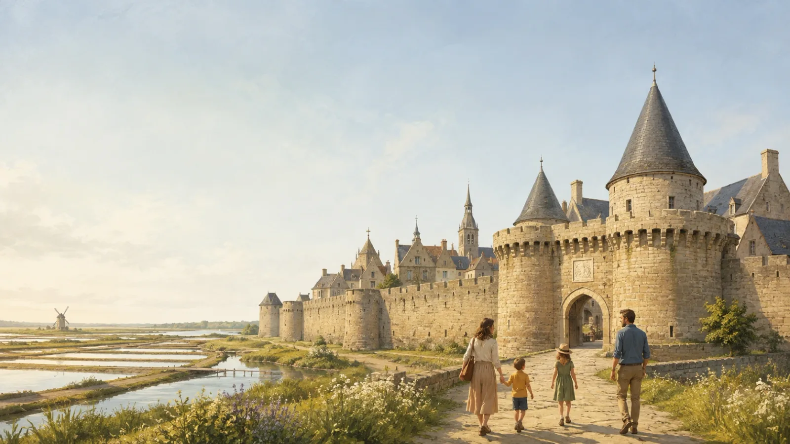 Guérande en famille
