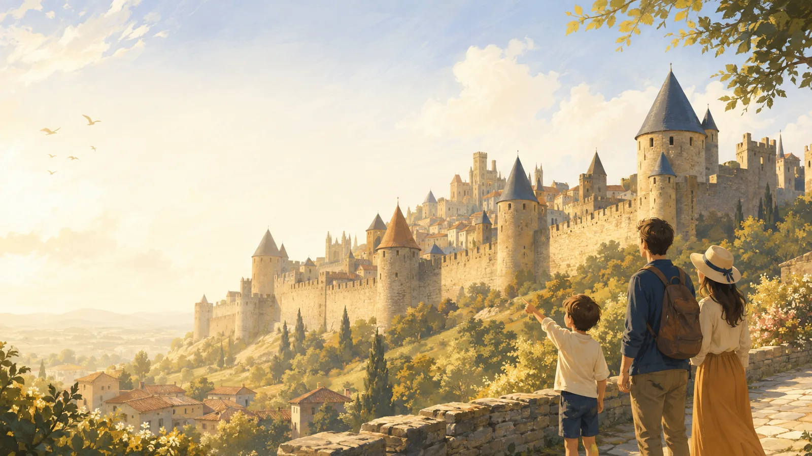 Carcassonne en famille