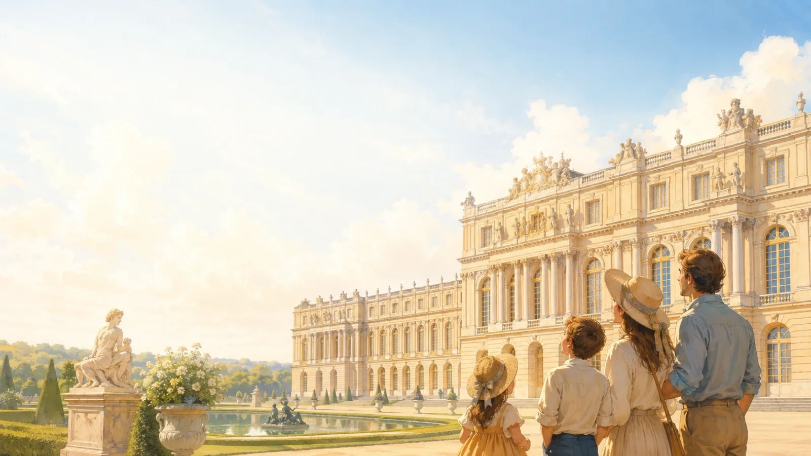Versailles en famille