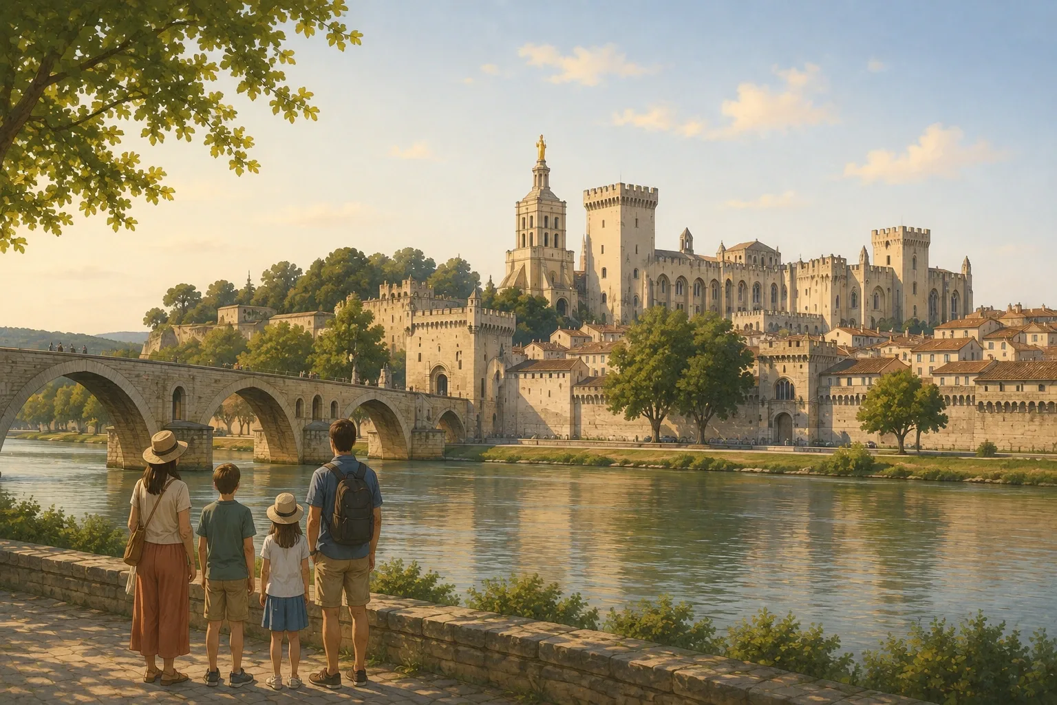 Avignon en famille